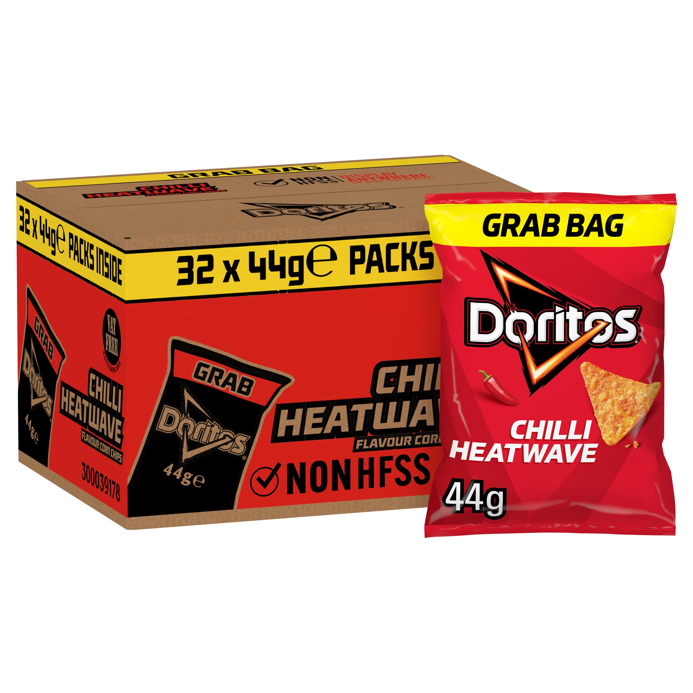 Doritos Chilli Heatwave Crisps - 44g Single Bag