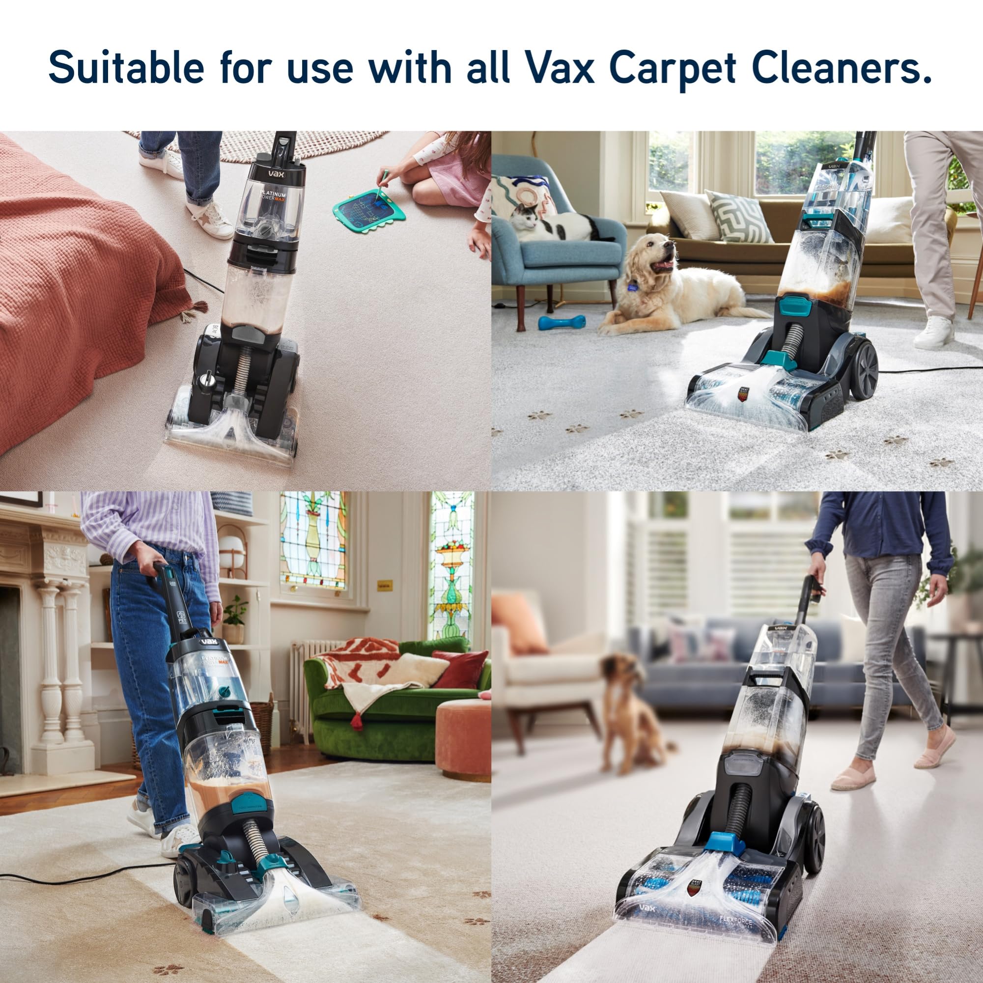Vax Original Pet Carpet Cleaner Solution - Neutralizes Odours | 1.5L Liquid Detergent 5