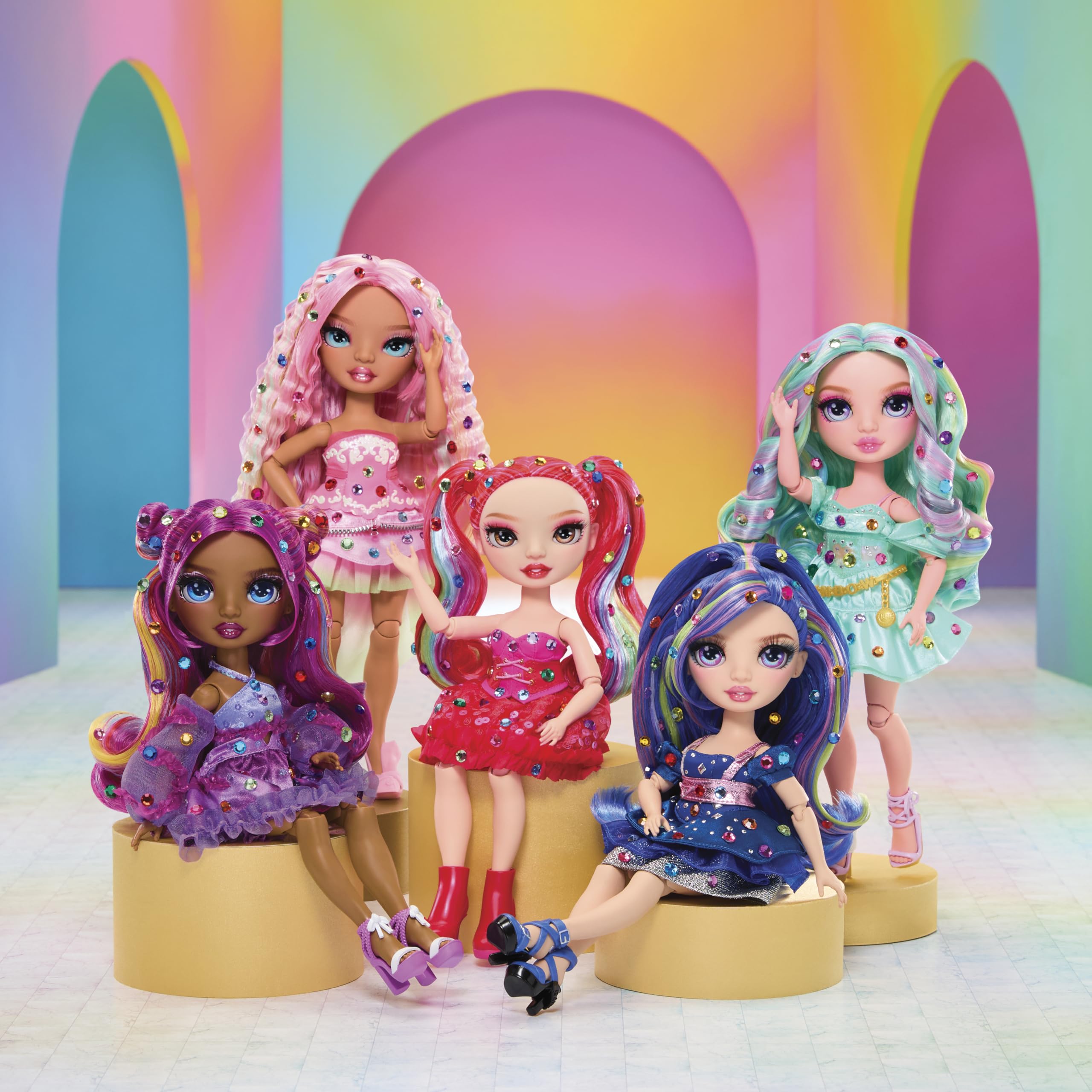 Rainbow High Be Dazzling Celine Turquoise Doll - 28cm Fashion Doll with Bedazzling Tool | Ages 4+ | Teal 6