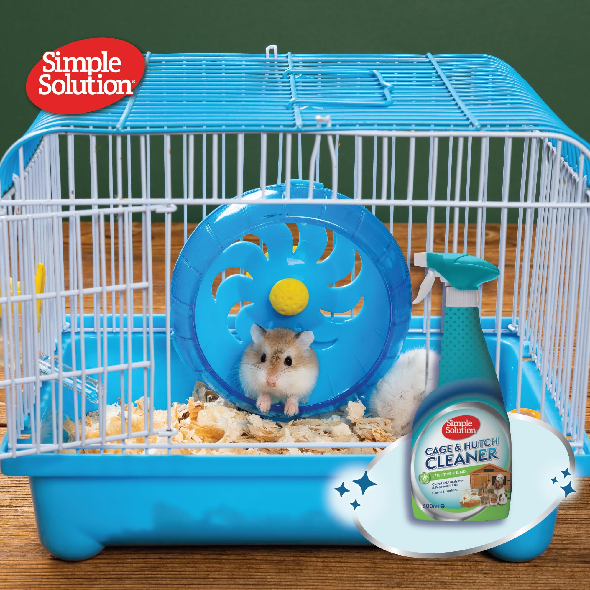 Simple Solution Cage & Hutch Natural Anti-Bacterial Cleaner - 500 ml | Pro-Bacteria & Enzymes 2