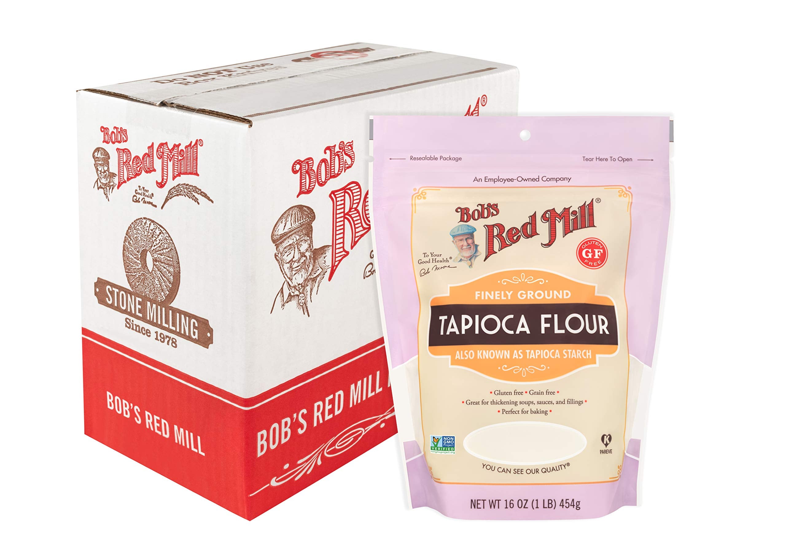 Bob's Red Mill Gluten Free Tapioca Flour (Starch) - Baking & Thickening | 454g Pouch 2
