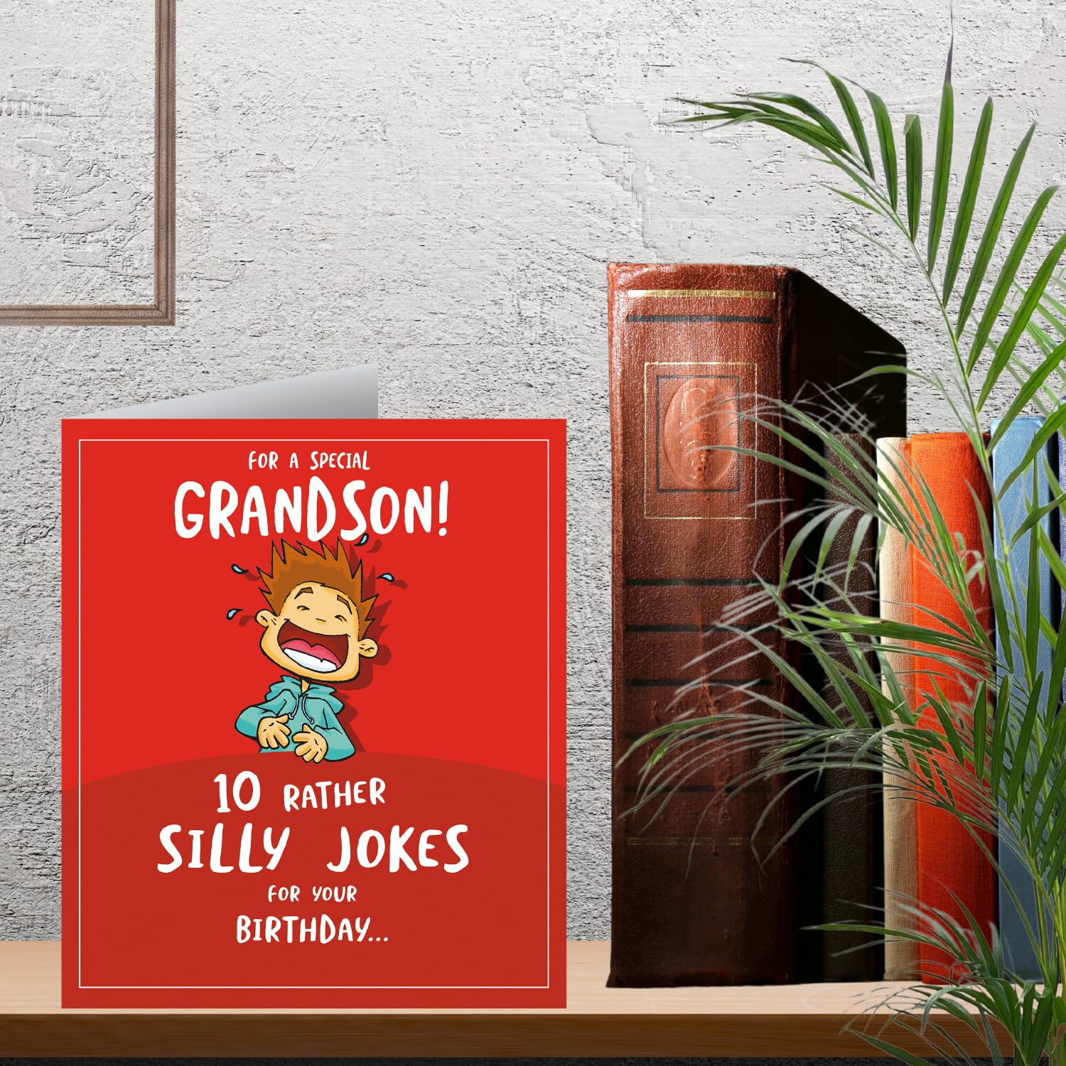 Emotional Rescue Special Grandson Birthday Card - Face Ache Humour | 15.4 x 18.4 cm | Envelope Included 6