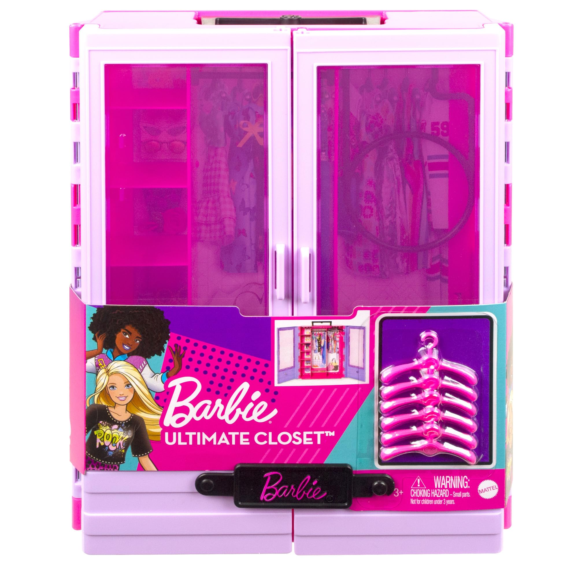 Barbie Fashionistas Ultimate Closet Accessory - Translucent Doors | Storage Space | HJL65 5