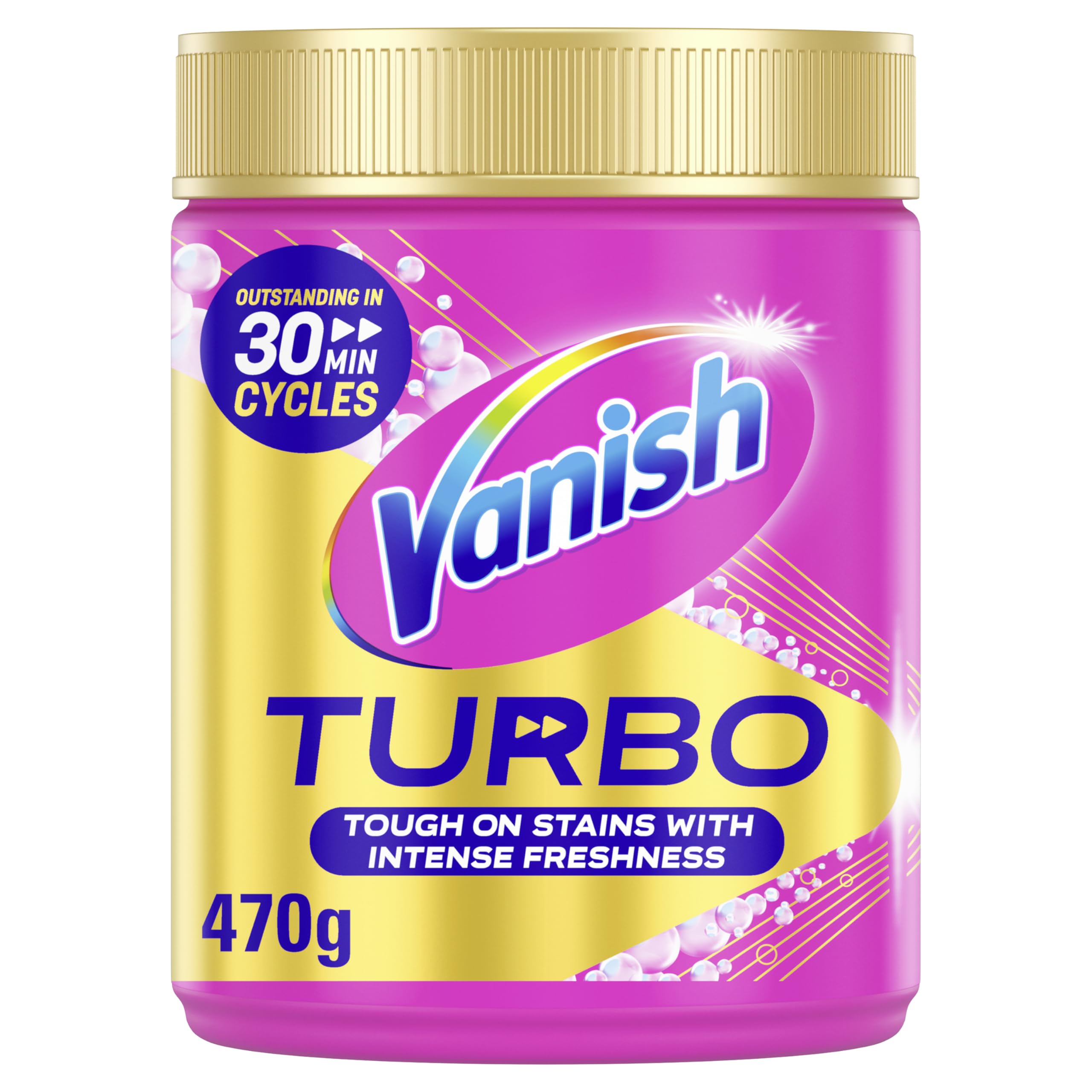 Vanish Turbo Stain Remover Powder for Quick Wash - Boosted Oxi Action | 470g Floral Scent 1