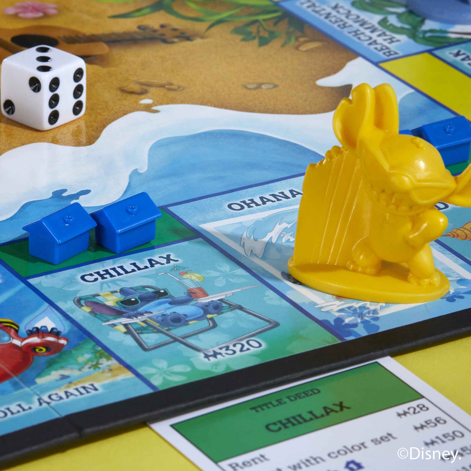 Monopoly Disney Stitch Edition Board Game - English Version | Ages 8+ | 2-6 Players 8