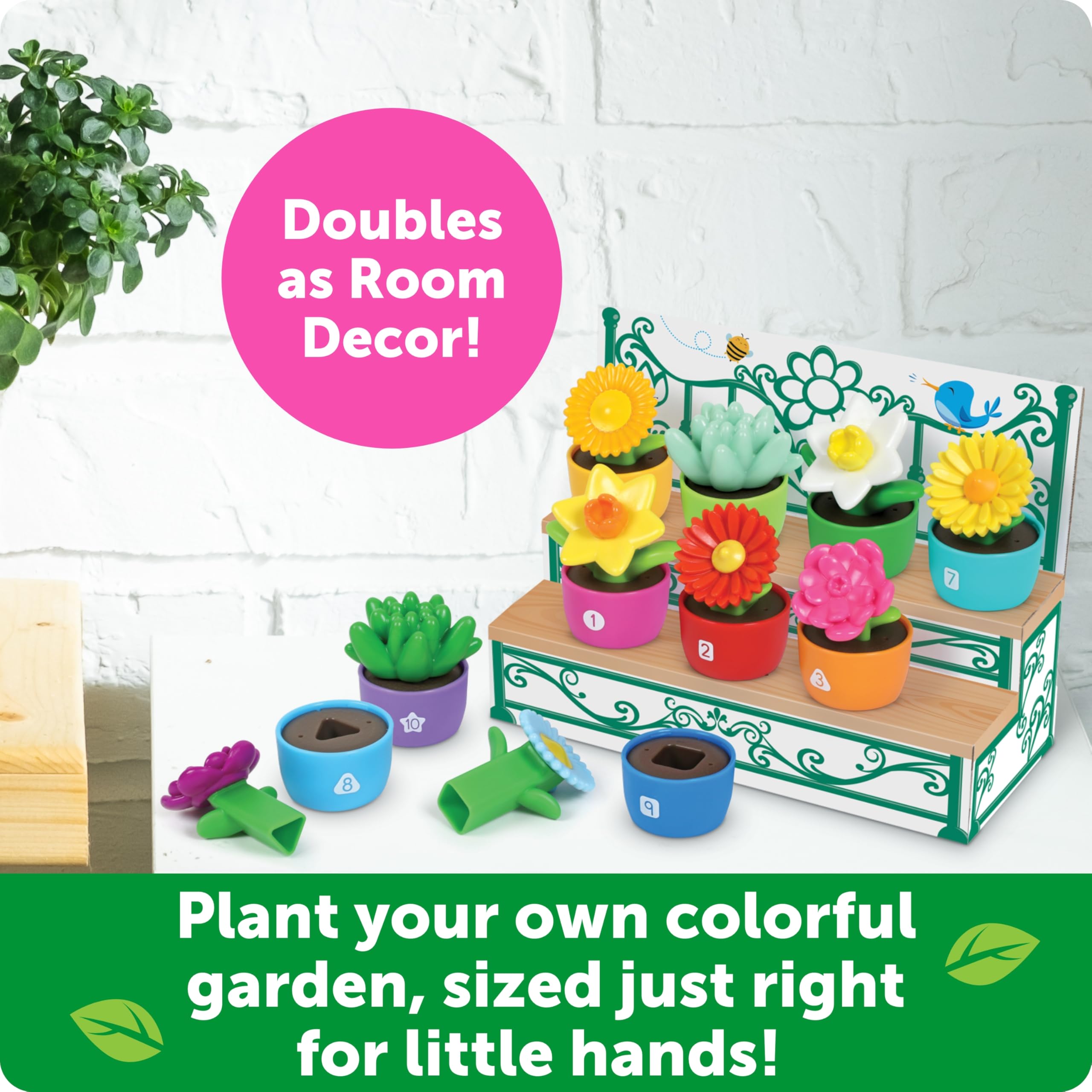 Learning Resources Shape & Colour Garden - Educational Flower Toy for Toddlers 18M+ 4
