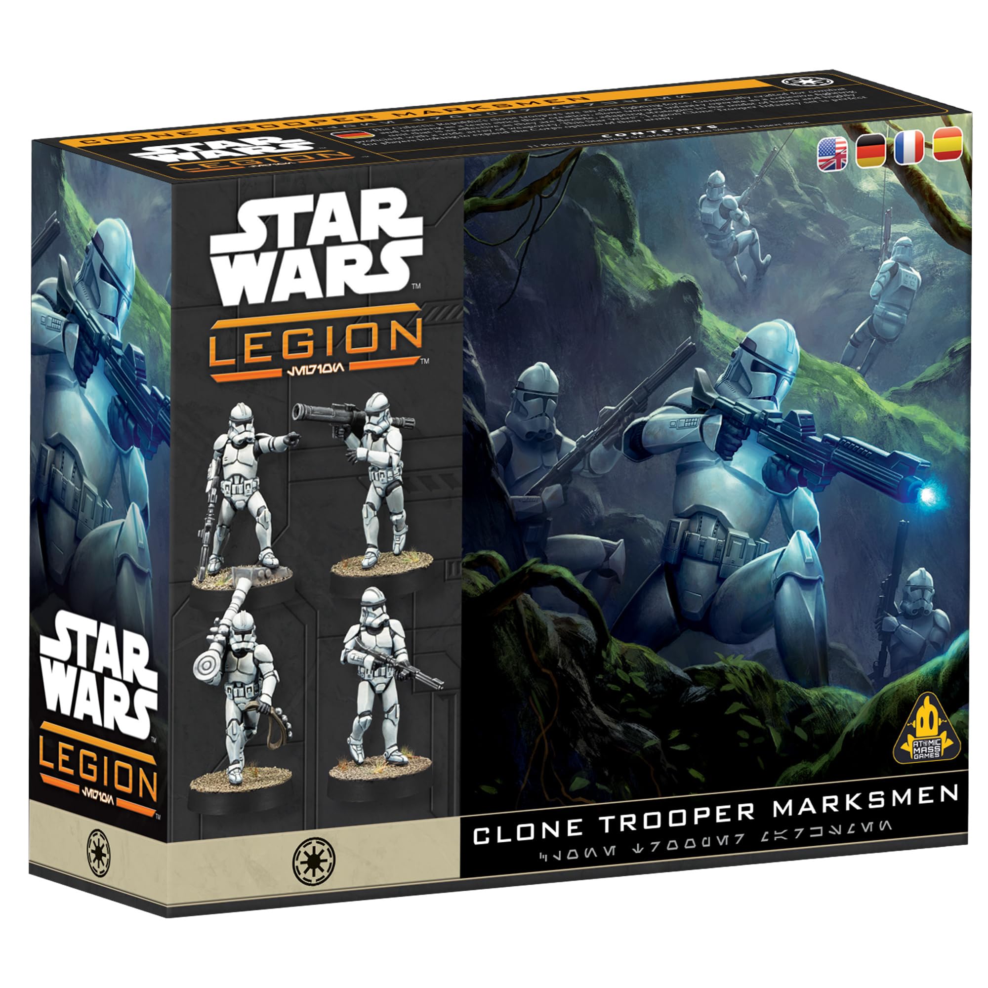 Asmodee Star Wars: Legion Clone Trooper Marksmen Miniatures Expansion
