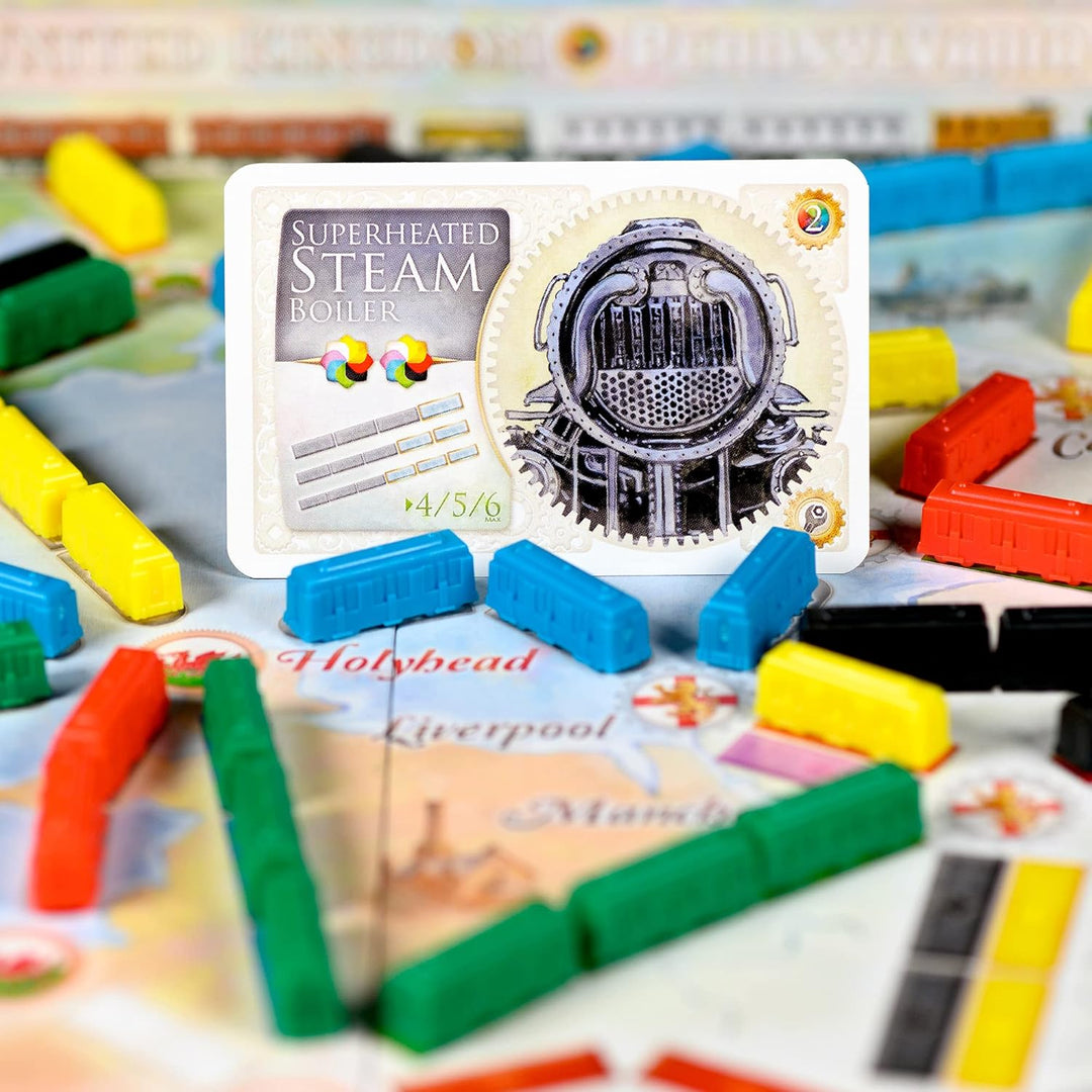 Days of Wonder | Ticket to Ride United Kingdom Board Game EXPANSION | Board Game for Adults and Family | Train Game | Ages 8+ | For 2 to 5 players | Average Playtime 30-60 Minutes