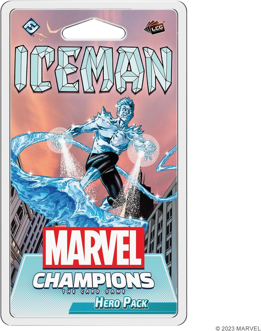 Fantasy Flight Games Marvel Champions The Card Game Iceman Hero Pack Expansion (FFGMC46EN)