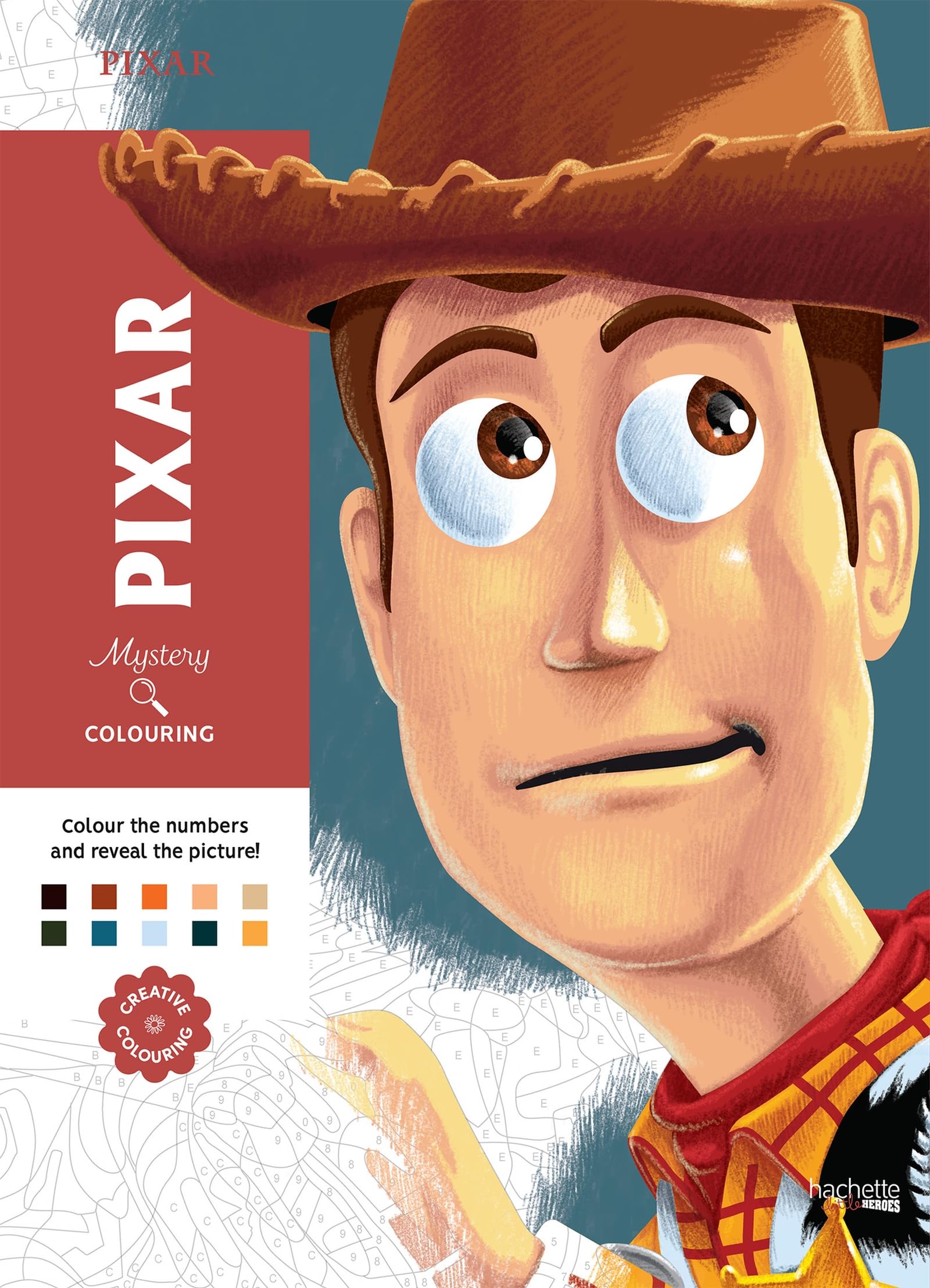 HACHETTE HEROES Mystery Colouring - Pixar: Reveal Iconic Disney Characters | Paperback | English 1