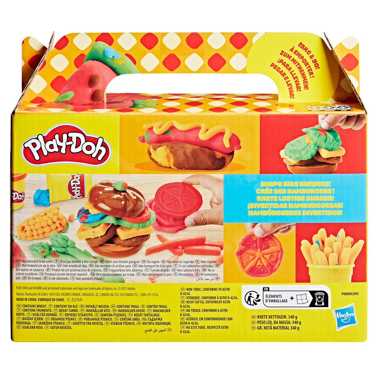Play-Doh Grill Fun Playset - Ages 3+ | 6 Cans Compound | Includes Grill Press & Tools 8
