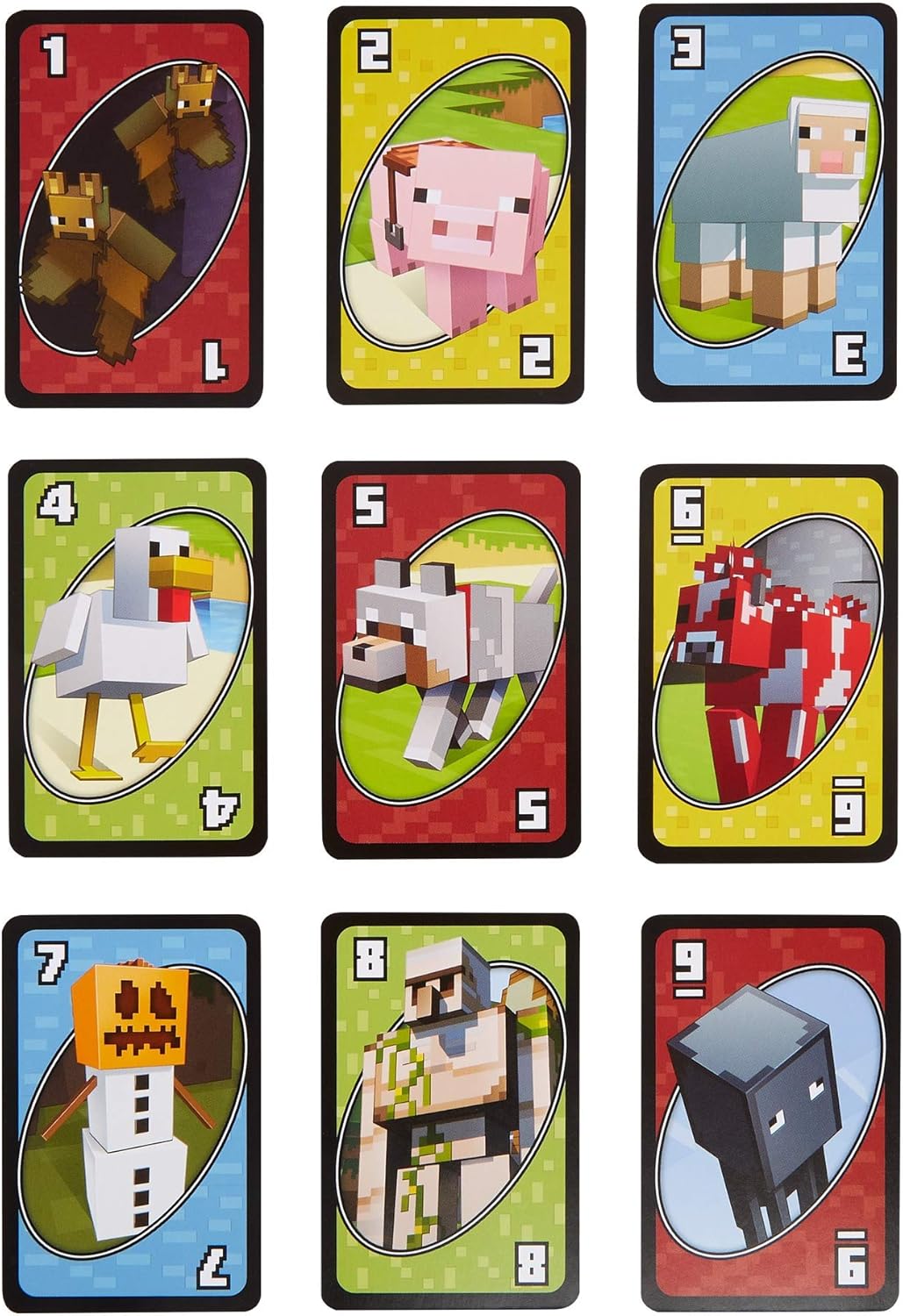 Mattel UNO Minecraft Card Game, Multi-Colour