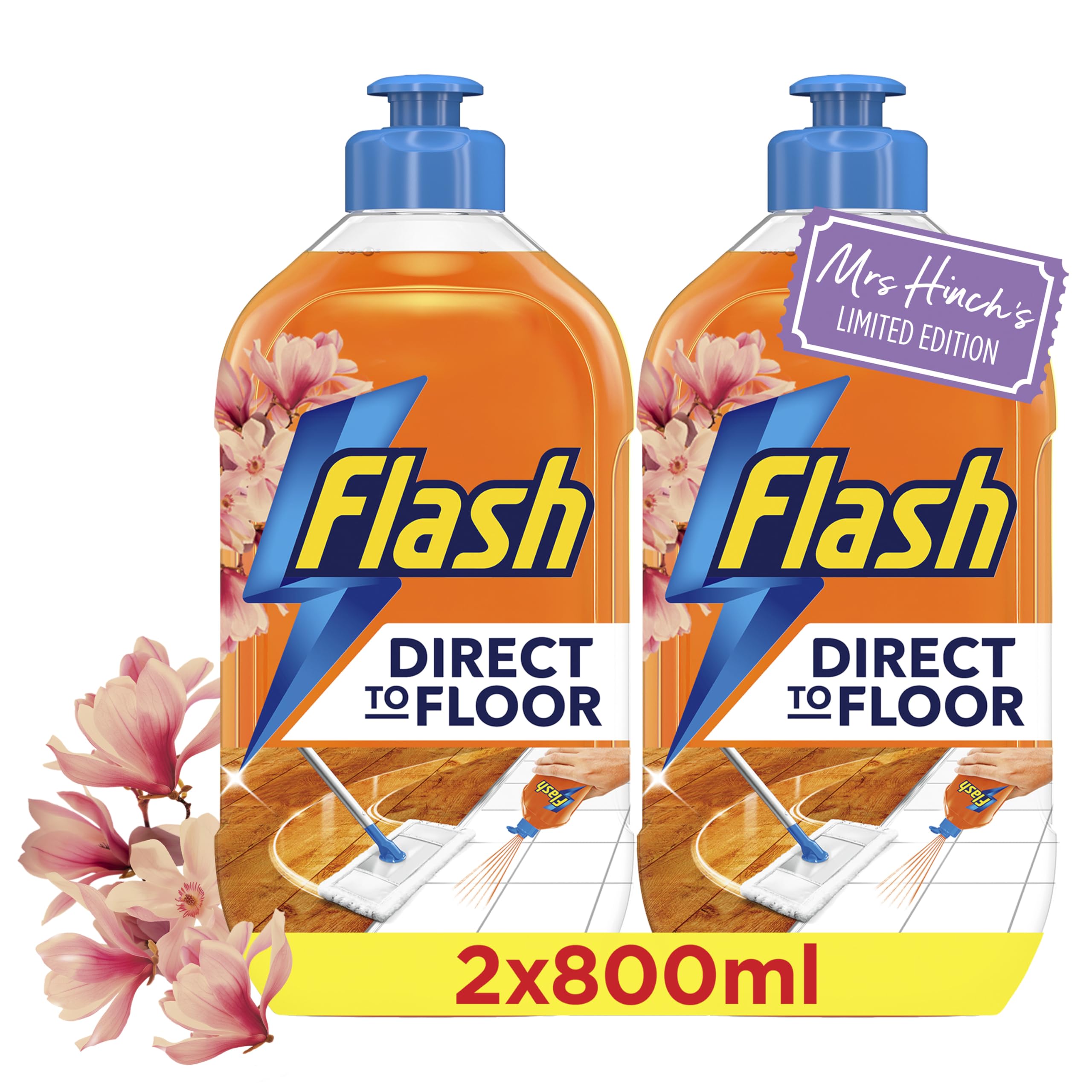 FLASH Direct To Floor Cleaner - Midsummer Memories Ltd Edition | Fast Dry | 1.6L