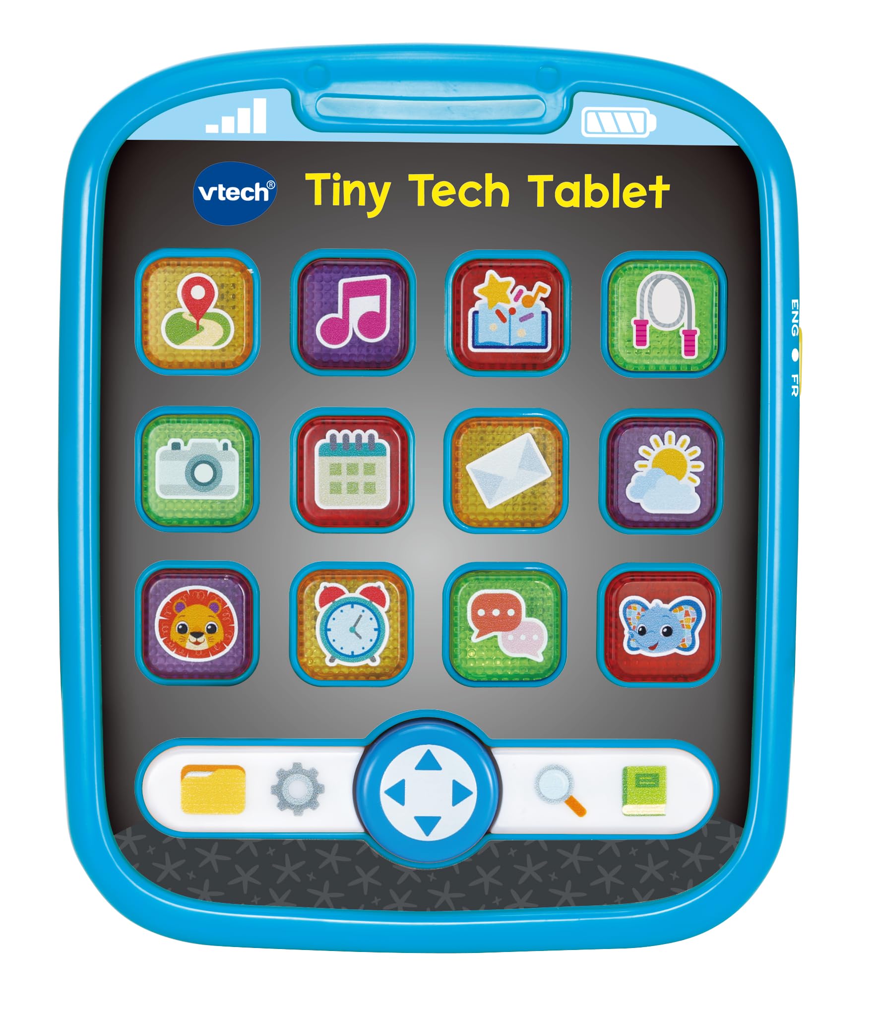 VTech Tiny Tech Tablet Educational Toy with Light Up Buttons and Animal Voices