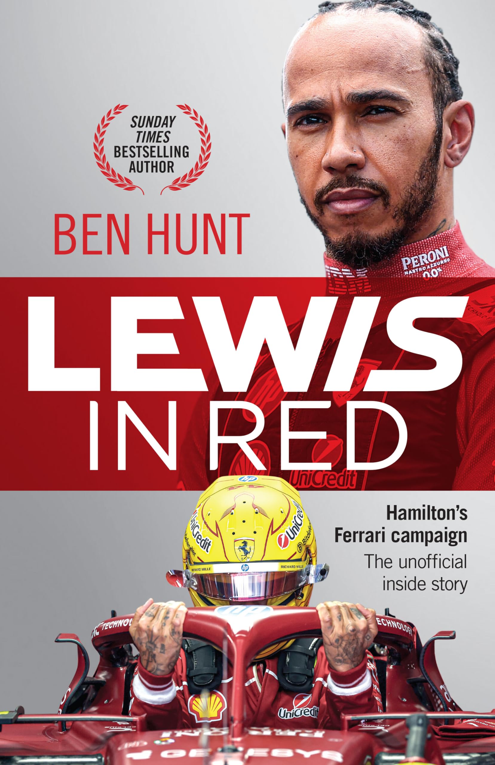 Ebury Lewis in Red: Hamilton's Ferrari Campaign - Unofficial Inside Story | Hardcover