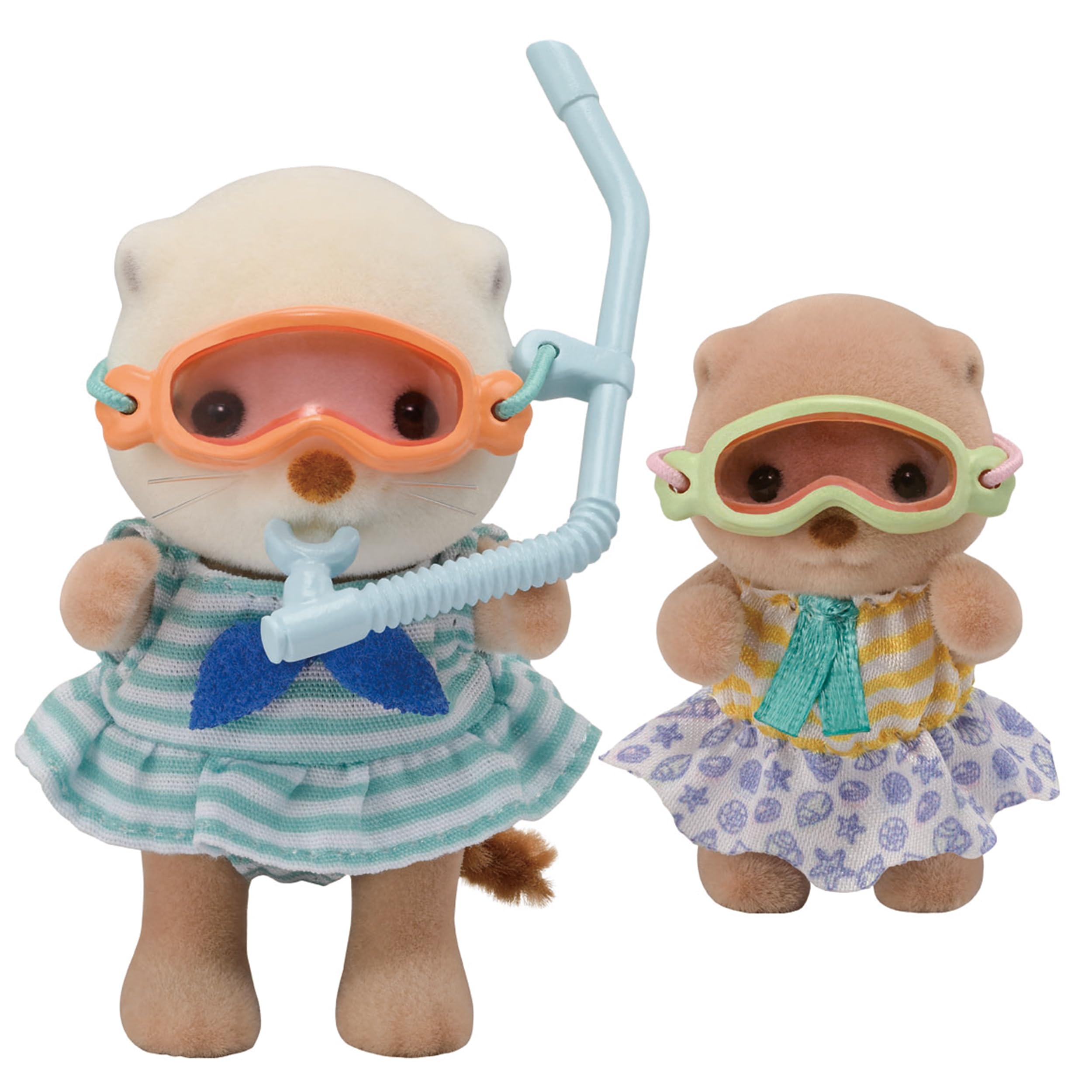 EPOCH Sylvanian Families Sea Otter Sisters Splashy Snorkel Set | Ages 3+ | 10 Pieces 6