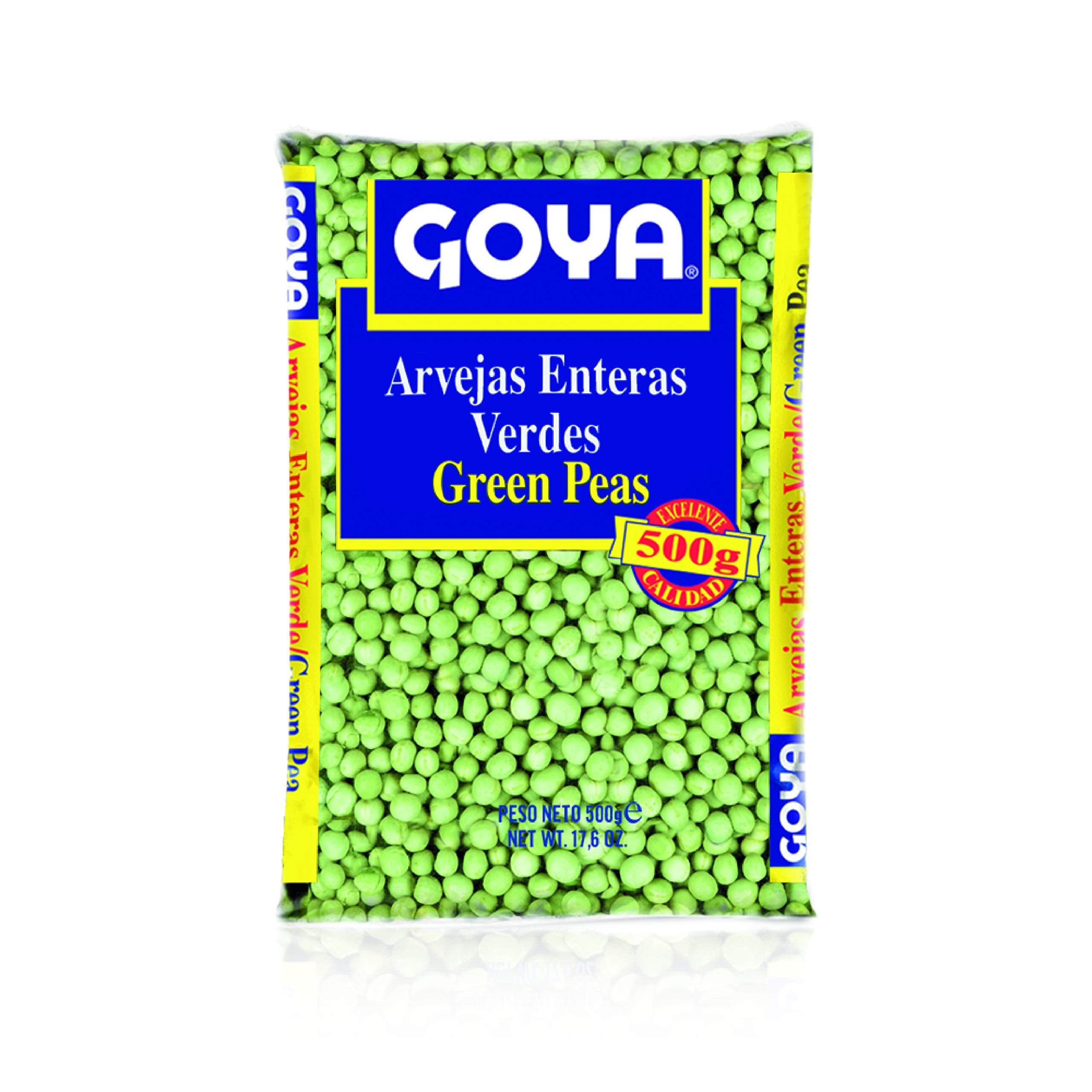 Goya Dry Green Peas (Arvejas Enteras Verdes) - 100% Natural Whole Peas | 500g 1