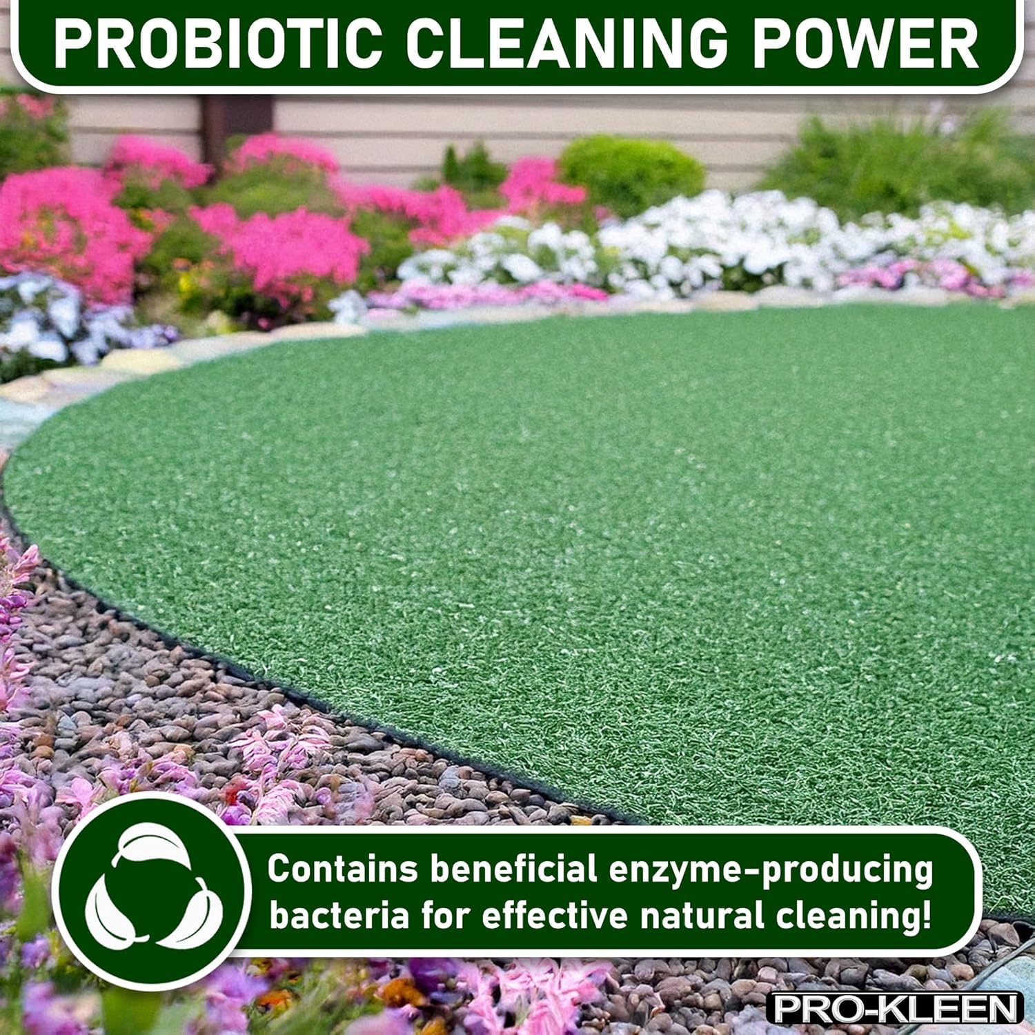 Pro-Kleen Artificial Grass Cleaner Probiotic Deodoriser - 1L | Fresh Cut Grass Scent | Pet & Wildlife Safe 9