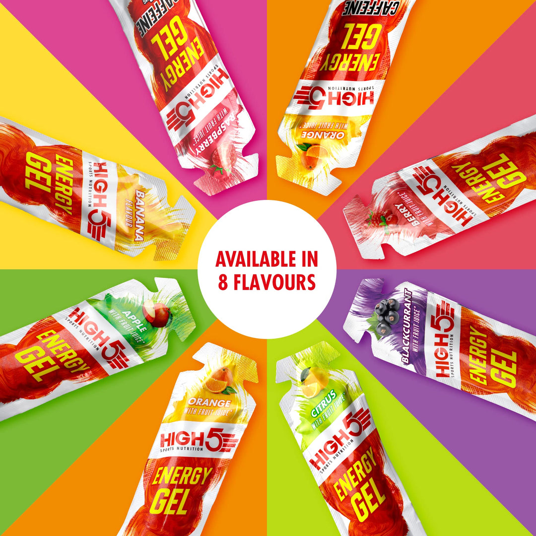 HIGH5 - Blackcurrant Energy Gels (20 x 40g) Sports Nutrition