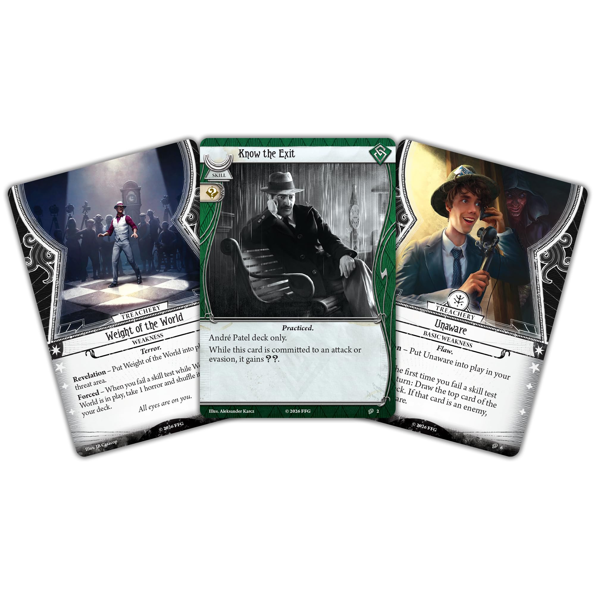 Asmodee Arkham Horror: The Card Game André Patel Investigator Deck - Ages 14+ 3