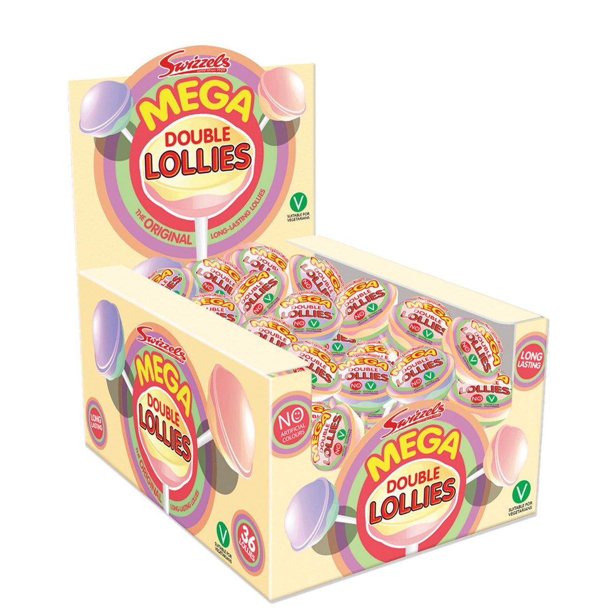 Swizzels Mega Double Lollies - 36 Pieces