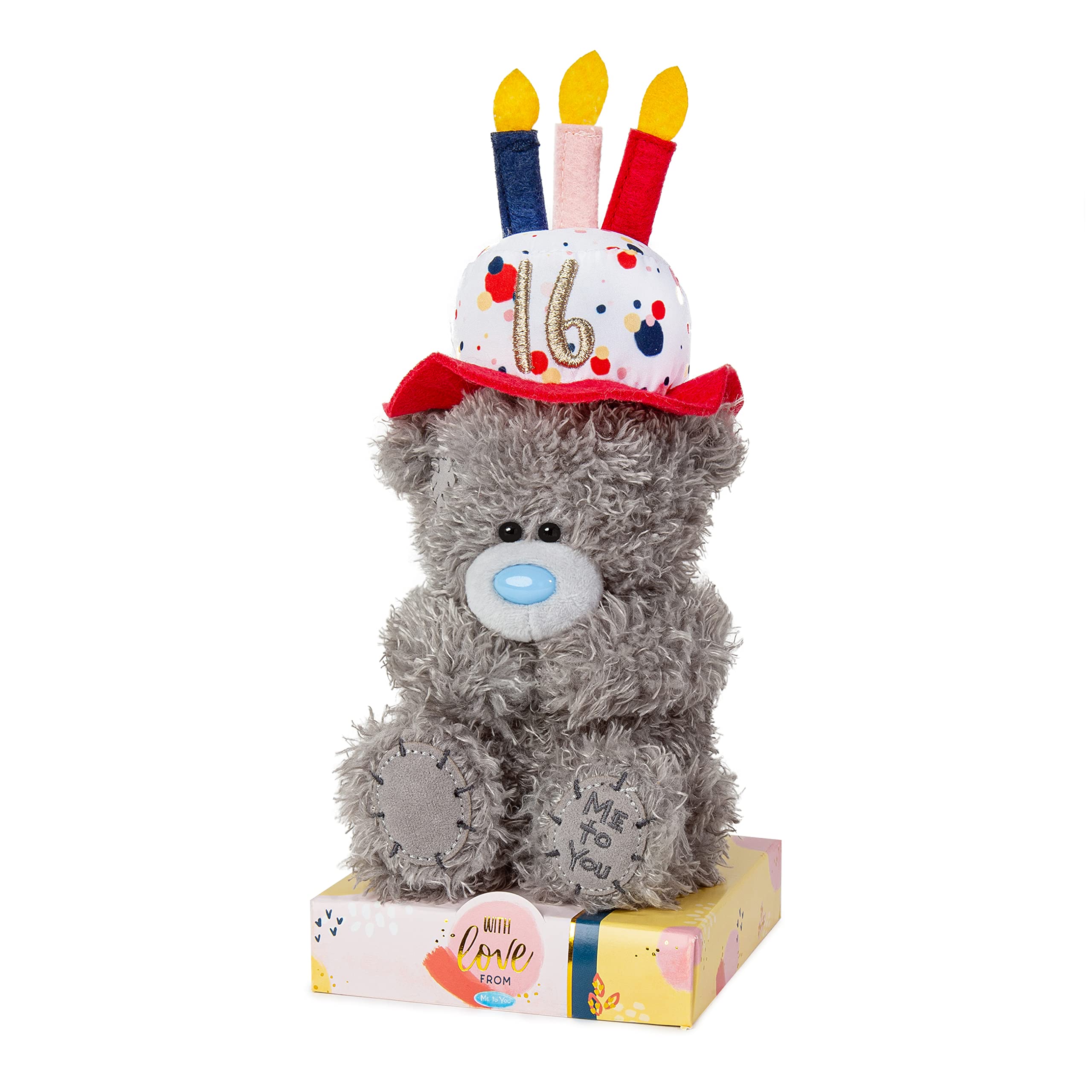 Me To You Bear - 16th Birthday Tatty Teddy Plush Toy | Gray | 15cm Tall 2