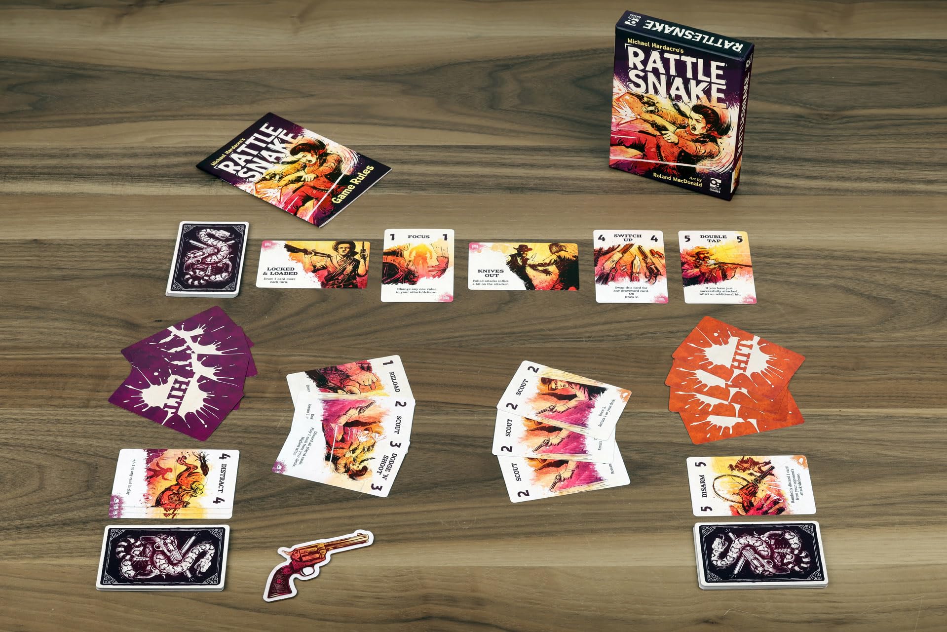 Osprey Games Rattlesnake Dedicated Deck Card Game | 2 Players | ~15 Min Playtime | Ages 16+ 2