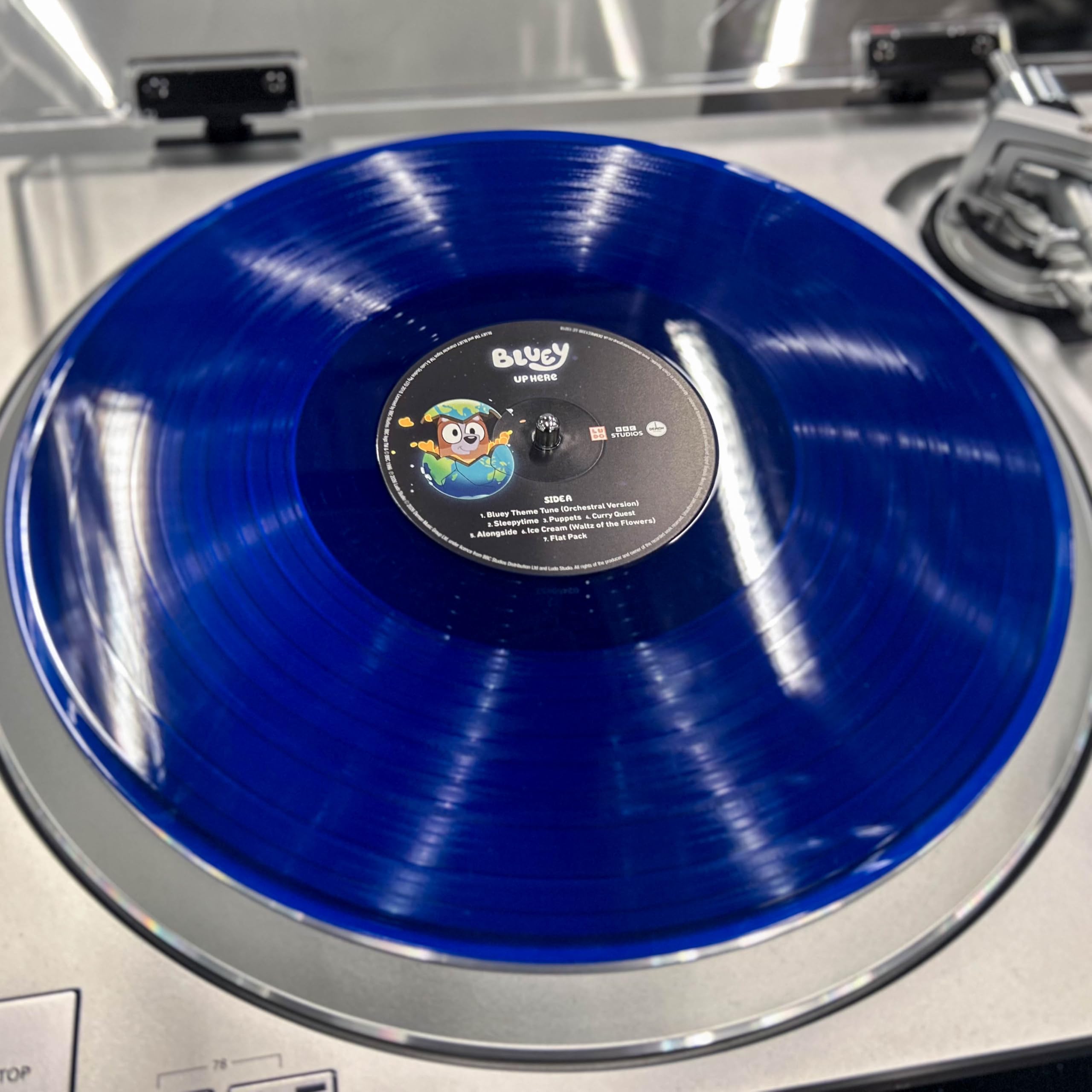 Bluey - Up Here [Translucent Blue Vinyl] 3