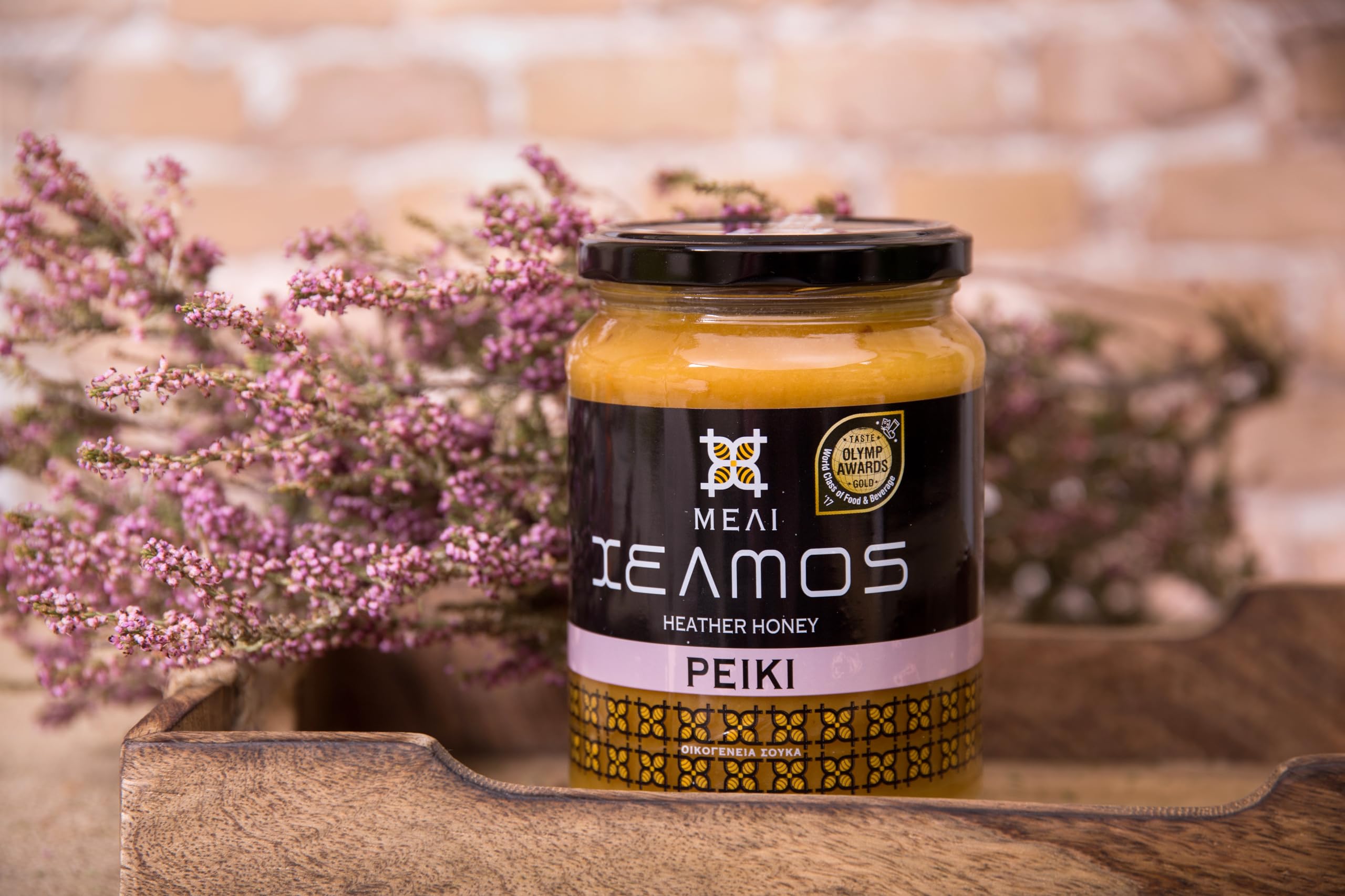 Helmos Greek Heather Honey - 100% Raw & Unpasteurized | 950g Jar