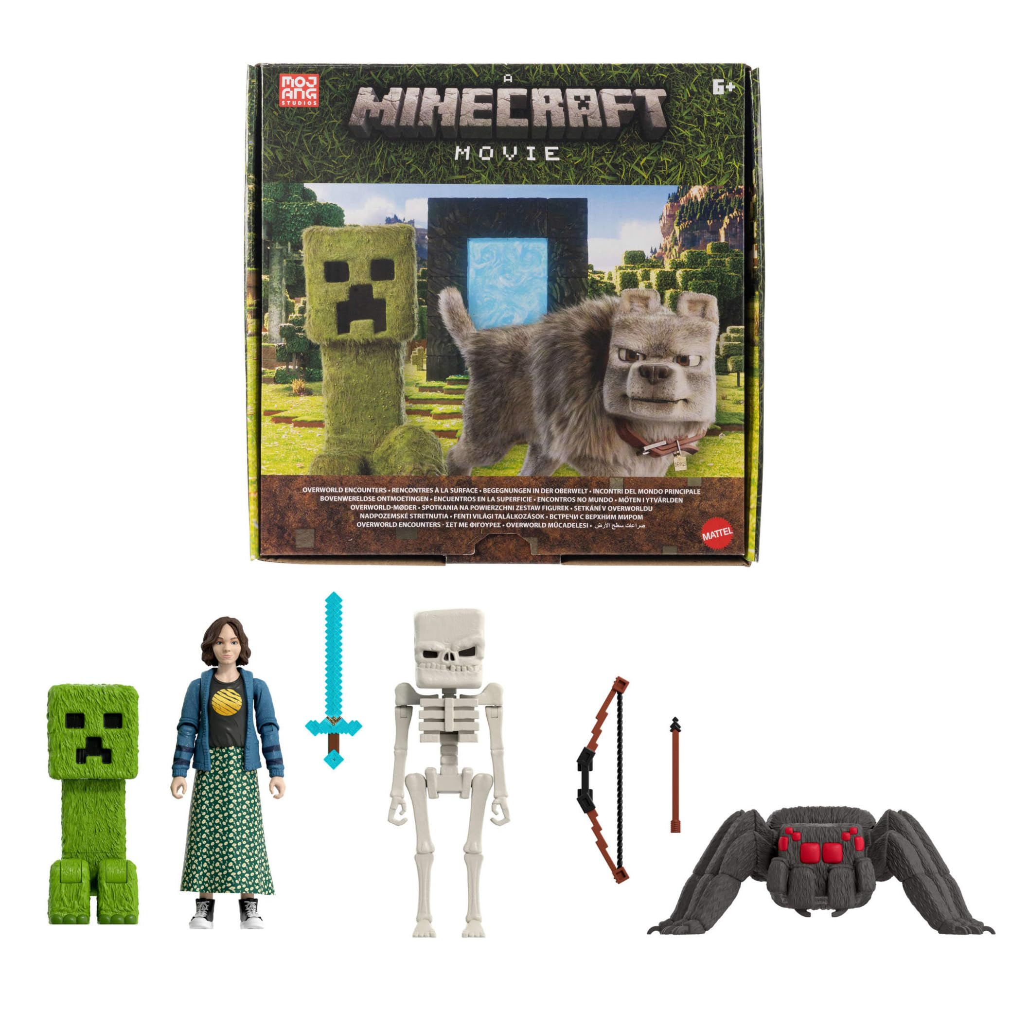 Minecraft Story Set - Overworld Encounters with 4 Action Figures & 3 Accessories 1