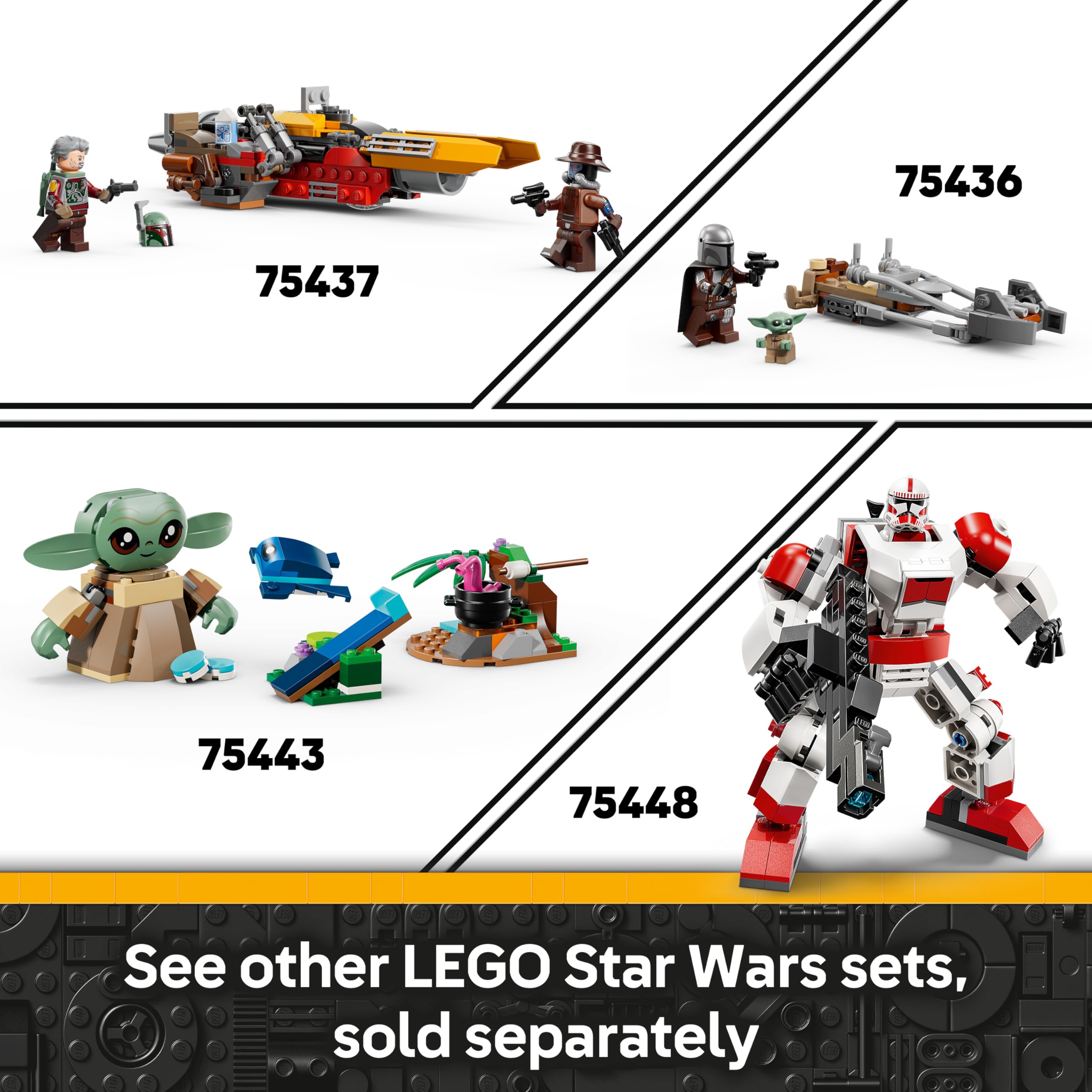 LEGO Star Wars Siege of Mandalore Battle Pack 75449 - Building Set for Ages 6+ 7
