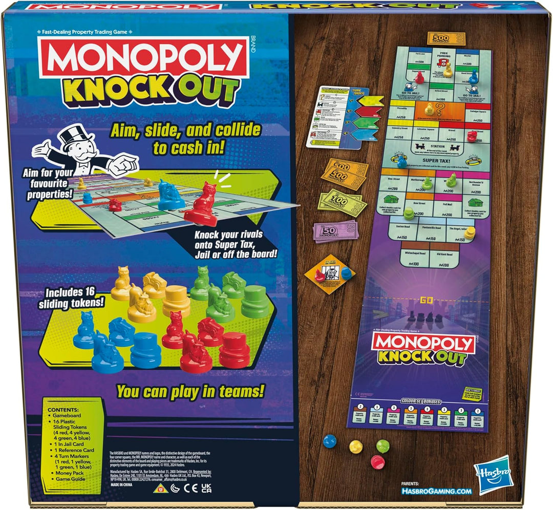 Monopoly Knockout Family Party Board Game (F8995)