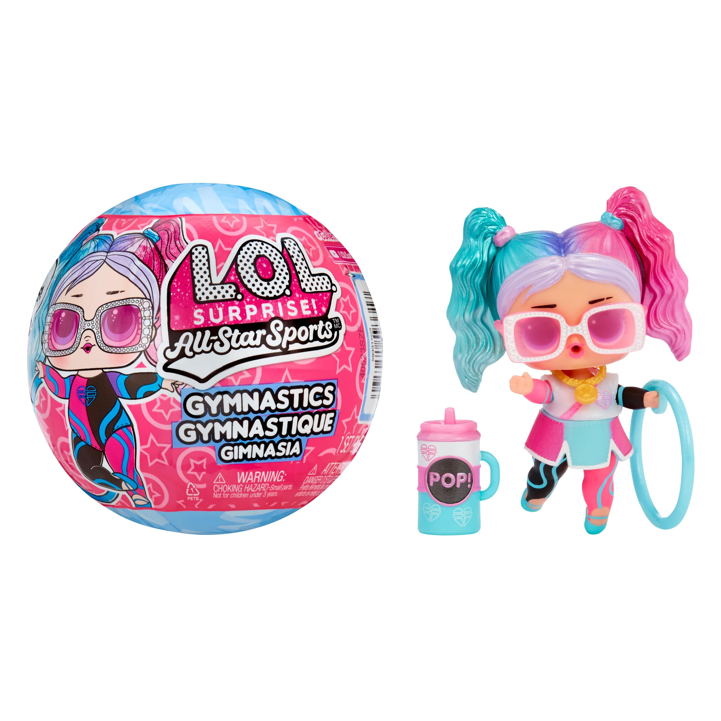 L.O.L. Surprise! All Star Sports - Gymnastics Theme Collectible Doll with Balance Beam Ball & 8 Surprises - Ages 3+ 1