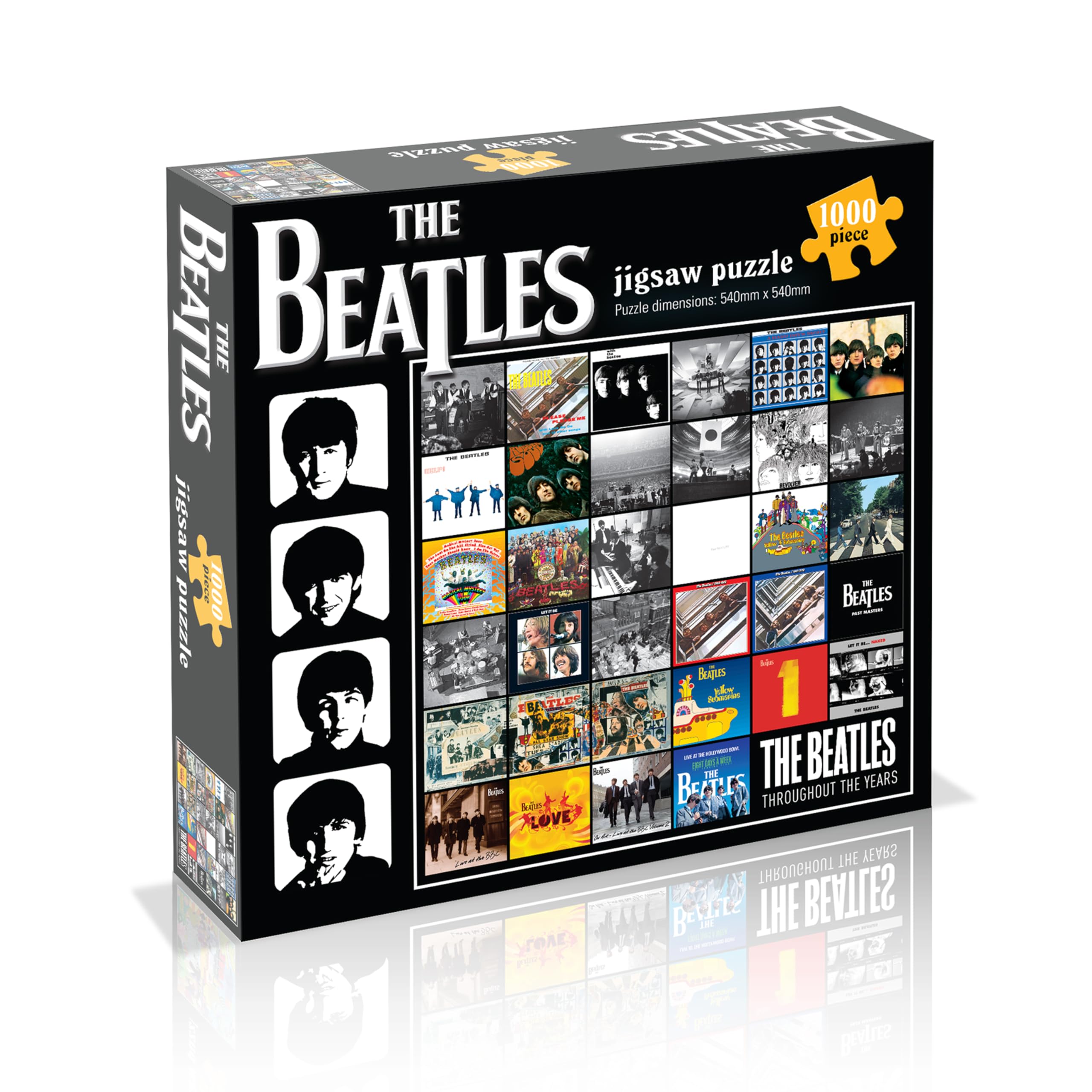 University Games Beatles Album Covers 1000 Piece Puzzle - Collage of Iconic Covers for Ages 12+