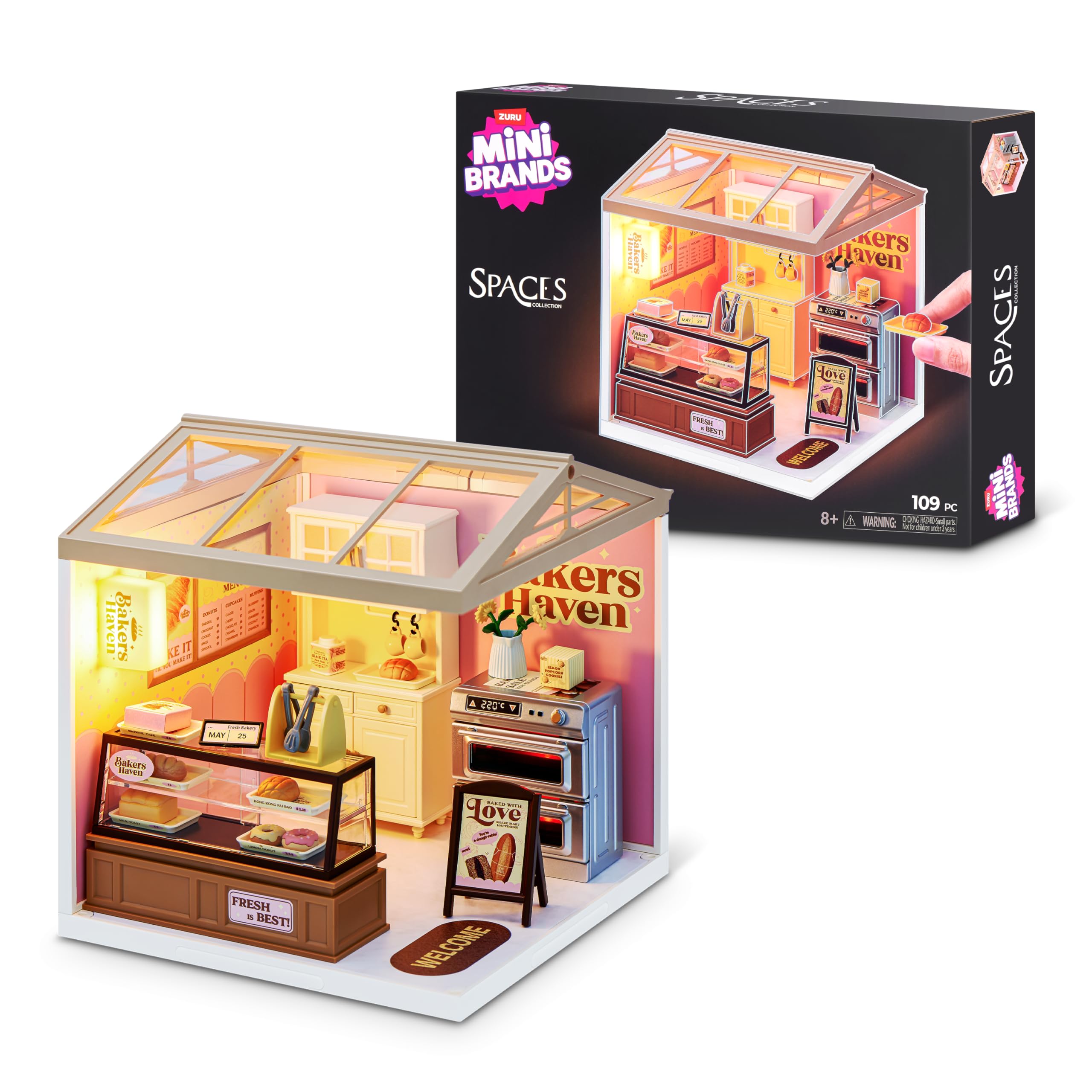 Mini Brands Spaces Bakers Haven - Build Your Own Mini World | Plastic | Ages 3+ 1