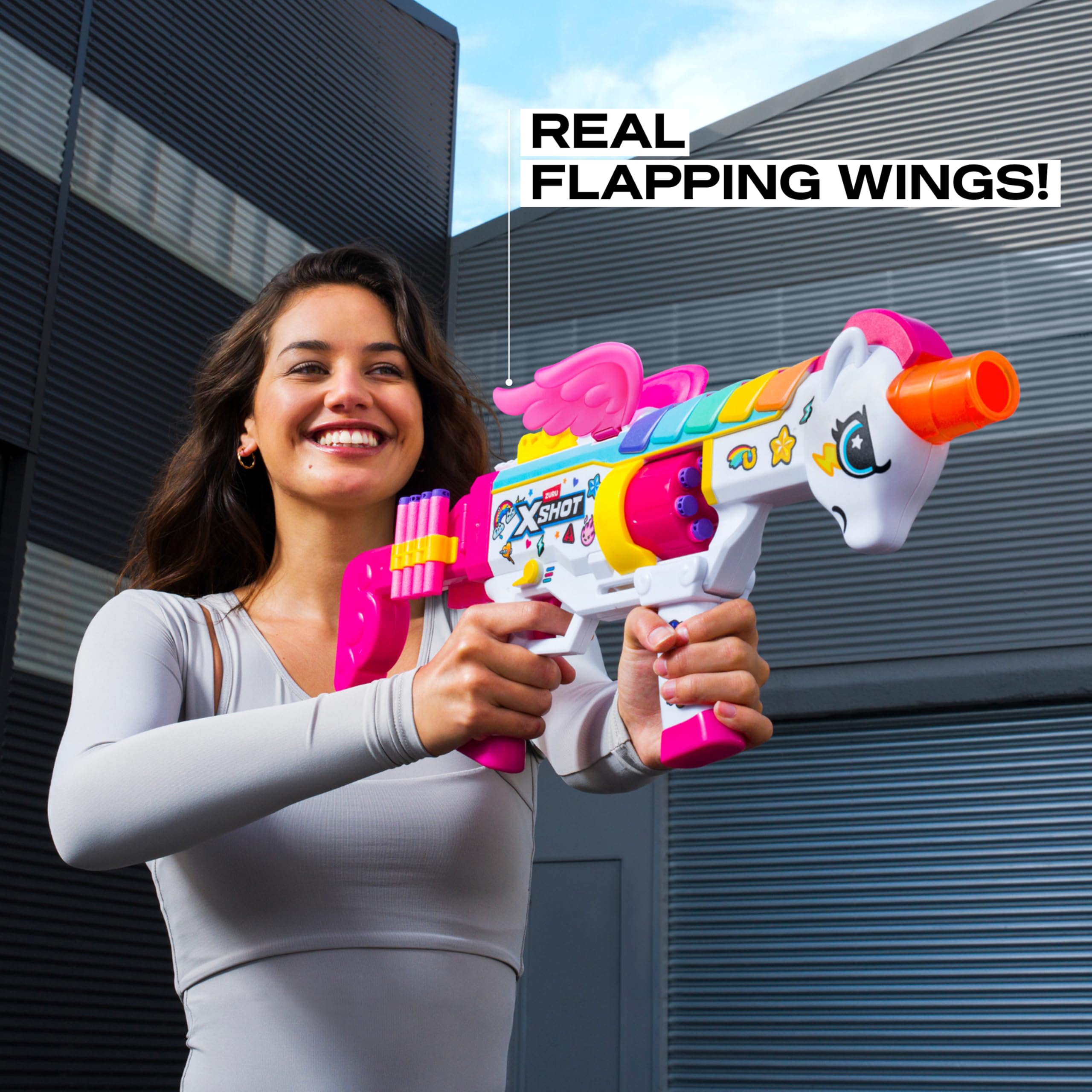 XSHOT Big Rizz Blastercorn 24 Air Pocket Technology Darts - Rizz Master 7