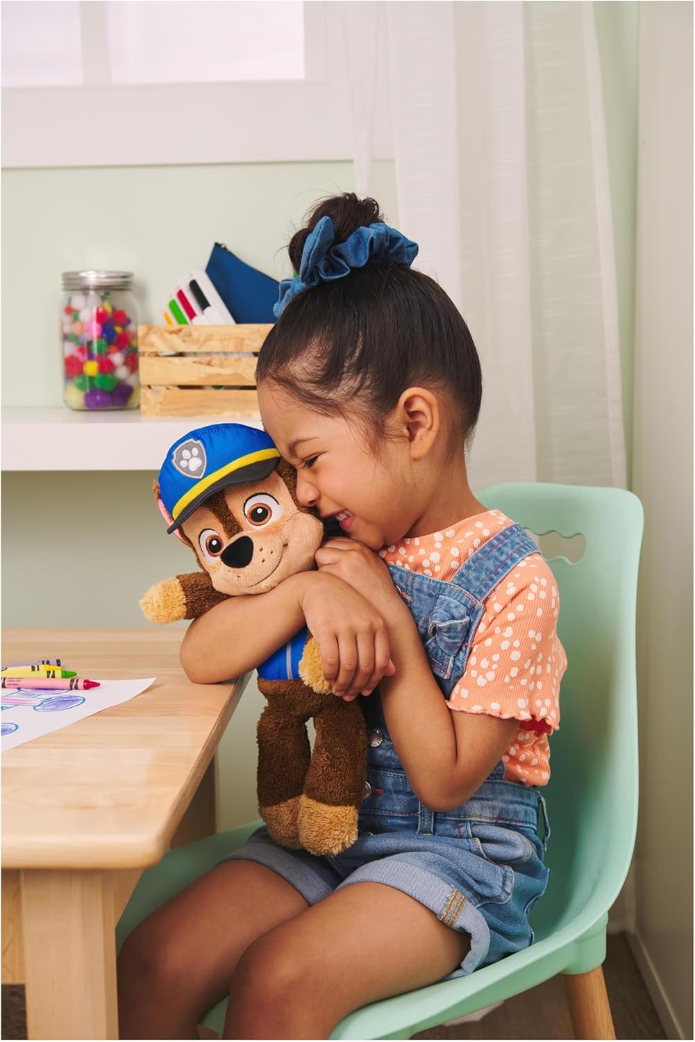 GUND PAW Patrol Chase Take-Along Buddy Plush Toy - 33cm Floppy Body for Toddlers 4