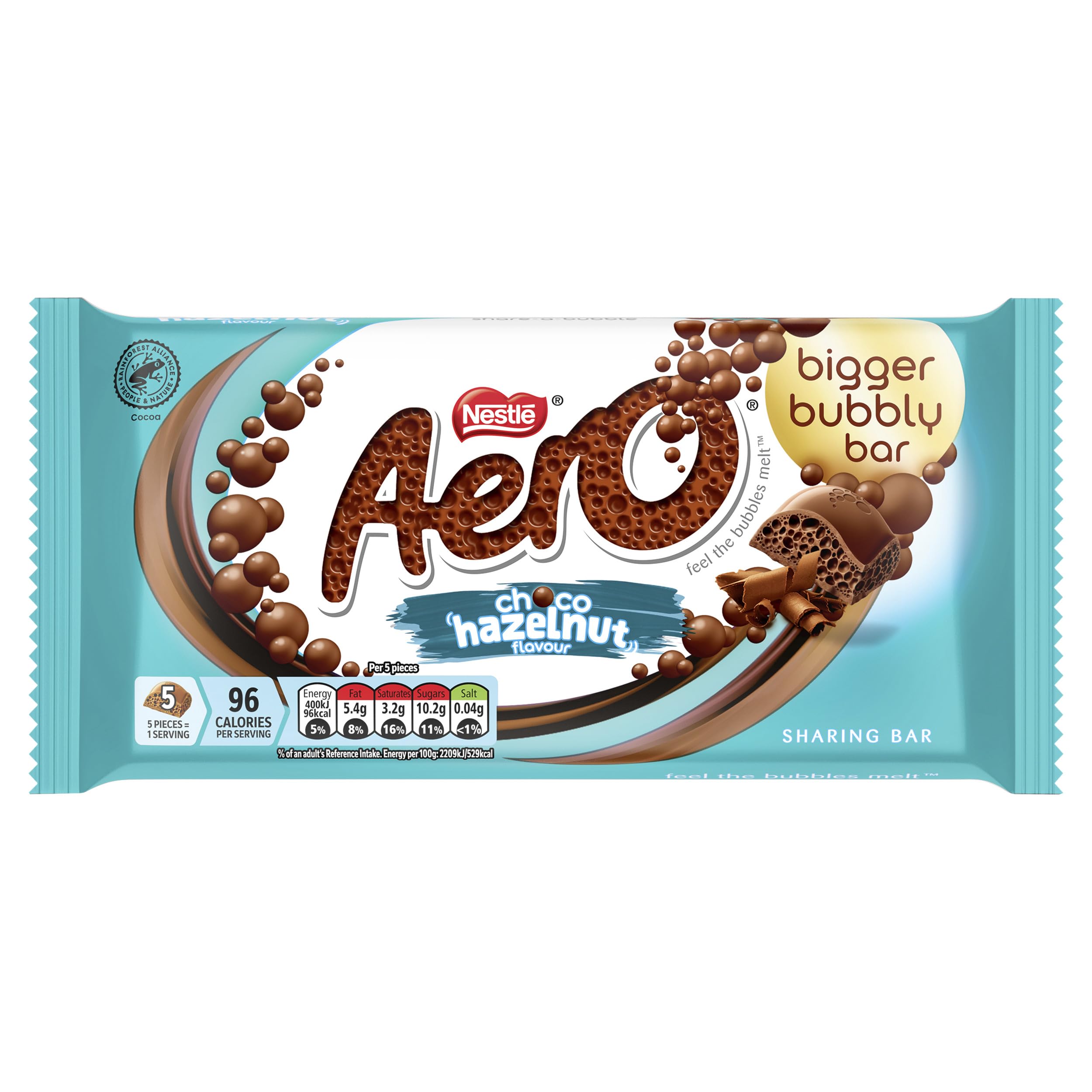 Aero Hazelnut Sharing Block 90g