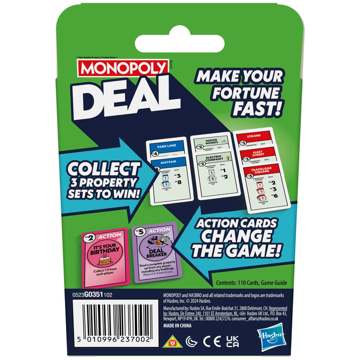 Monopoly Monopoly Deal Card Game (monopoly deal)