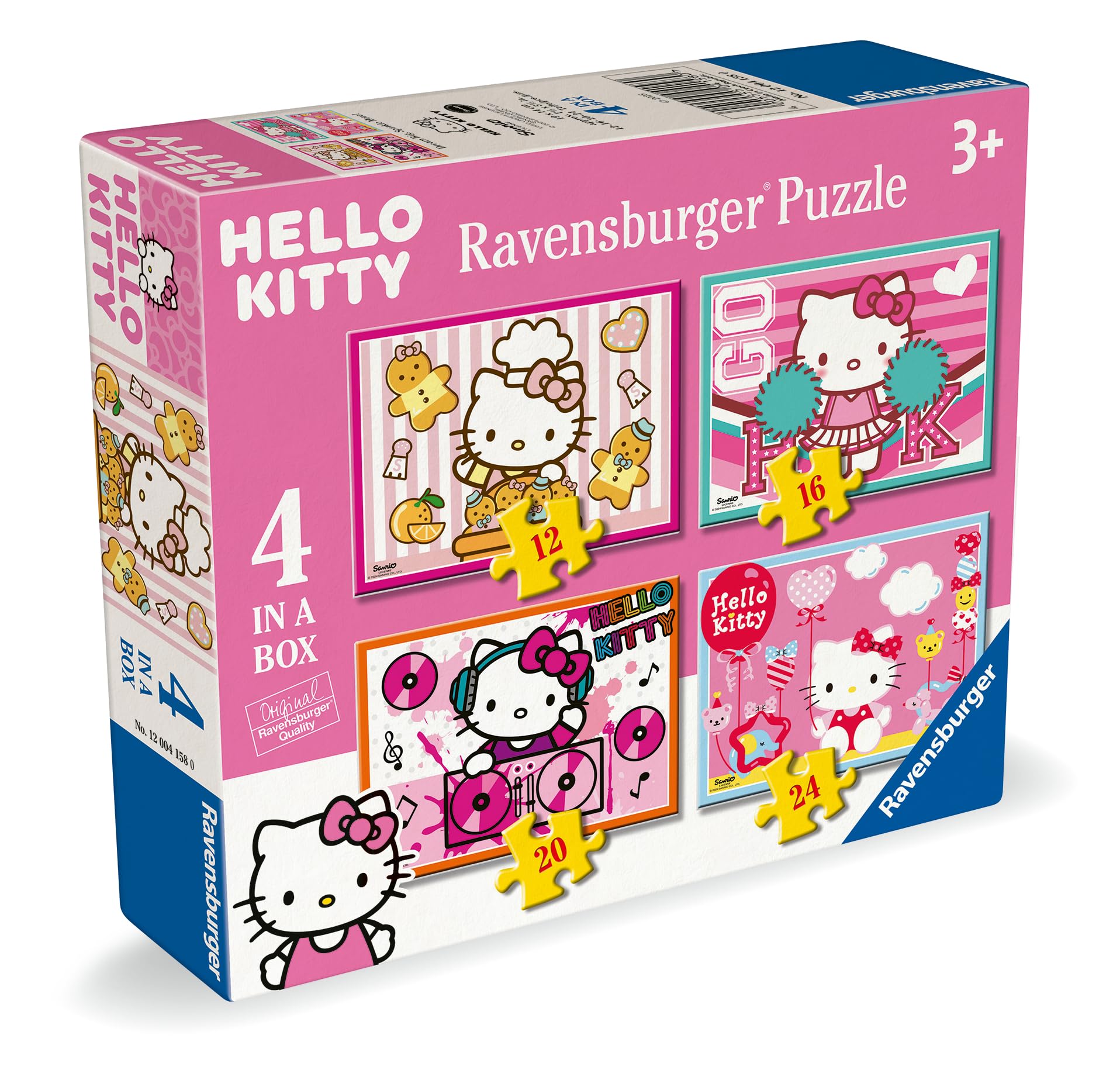 Ravensburger Hello Kitty 4-in-a-Box Jigsaw Puzzles - 72-Piece Set for Kids Ages 3+ 9