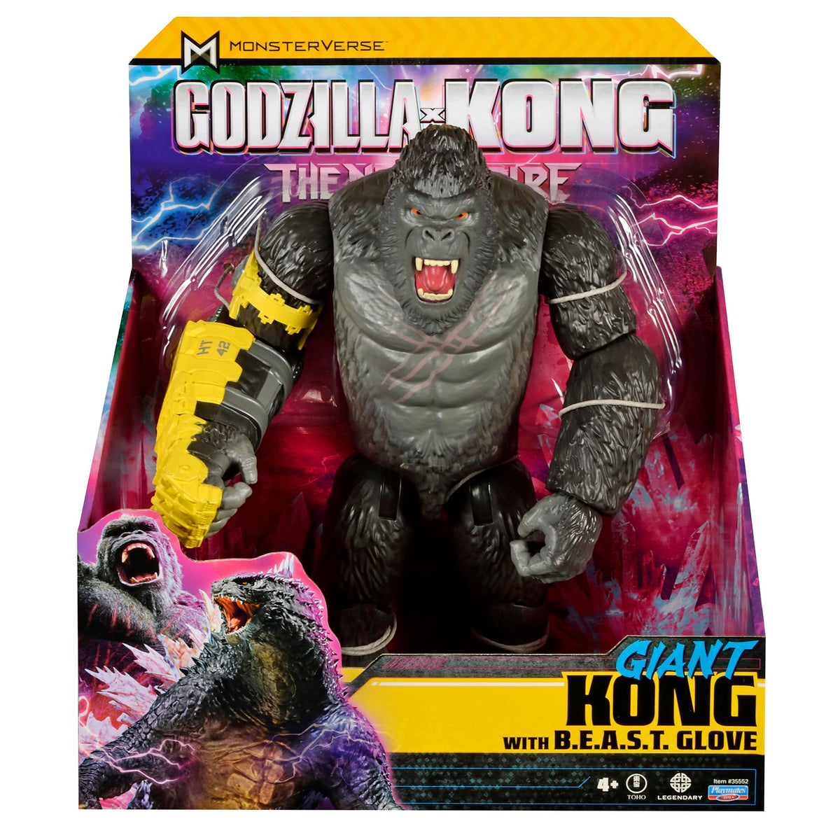 MonsterVerse Godzilla x Kong: The New Empire Giant Kong Action Figure Toy - 28 cm, Ages 4+