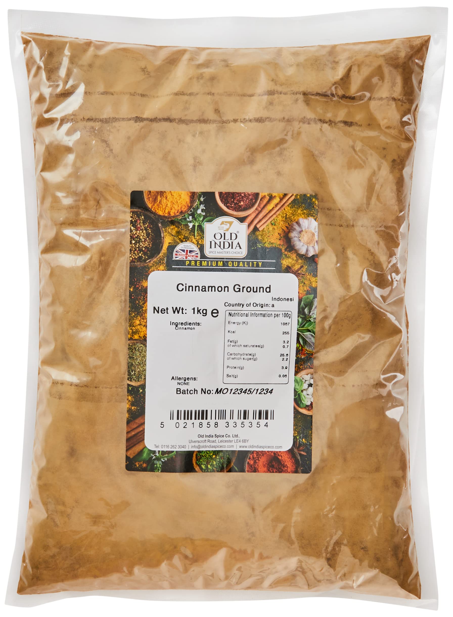 Old India Ground Cinnamon Powder | 1 kg Natural Spice for Curries & Soups 1