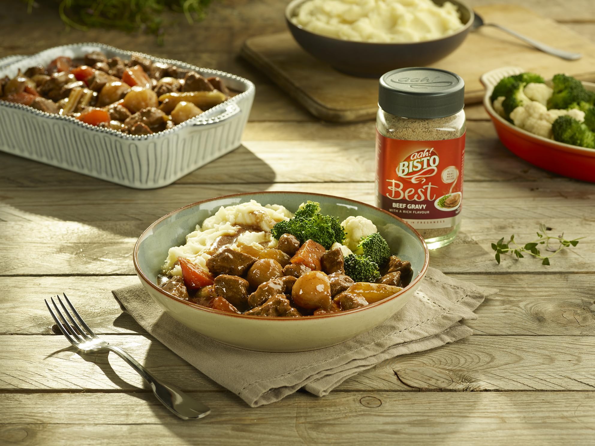 Bisto Best Beef Gravy Granules - Made With Real Meat Juice | 390 g Jar 3