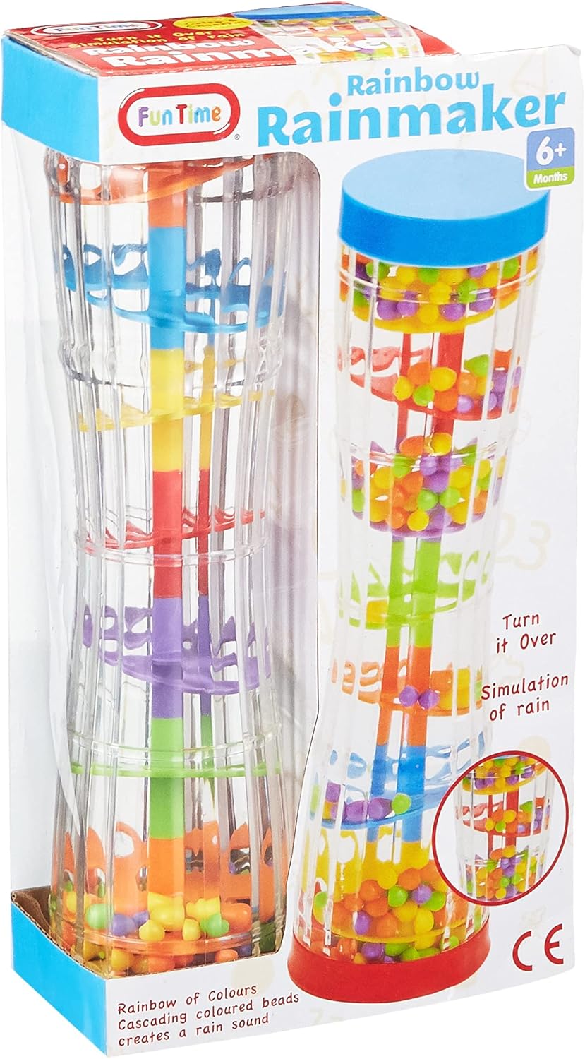 Funtime Rainbow Rainmaker Toy - Sensory Development for Babies 6 Months+ 1