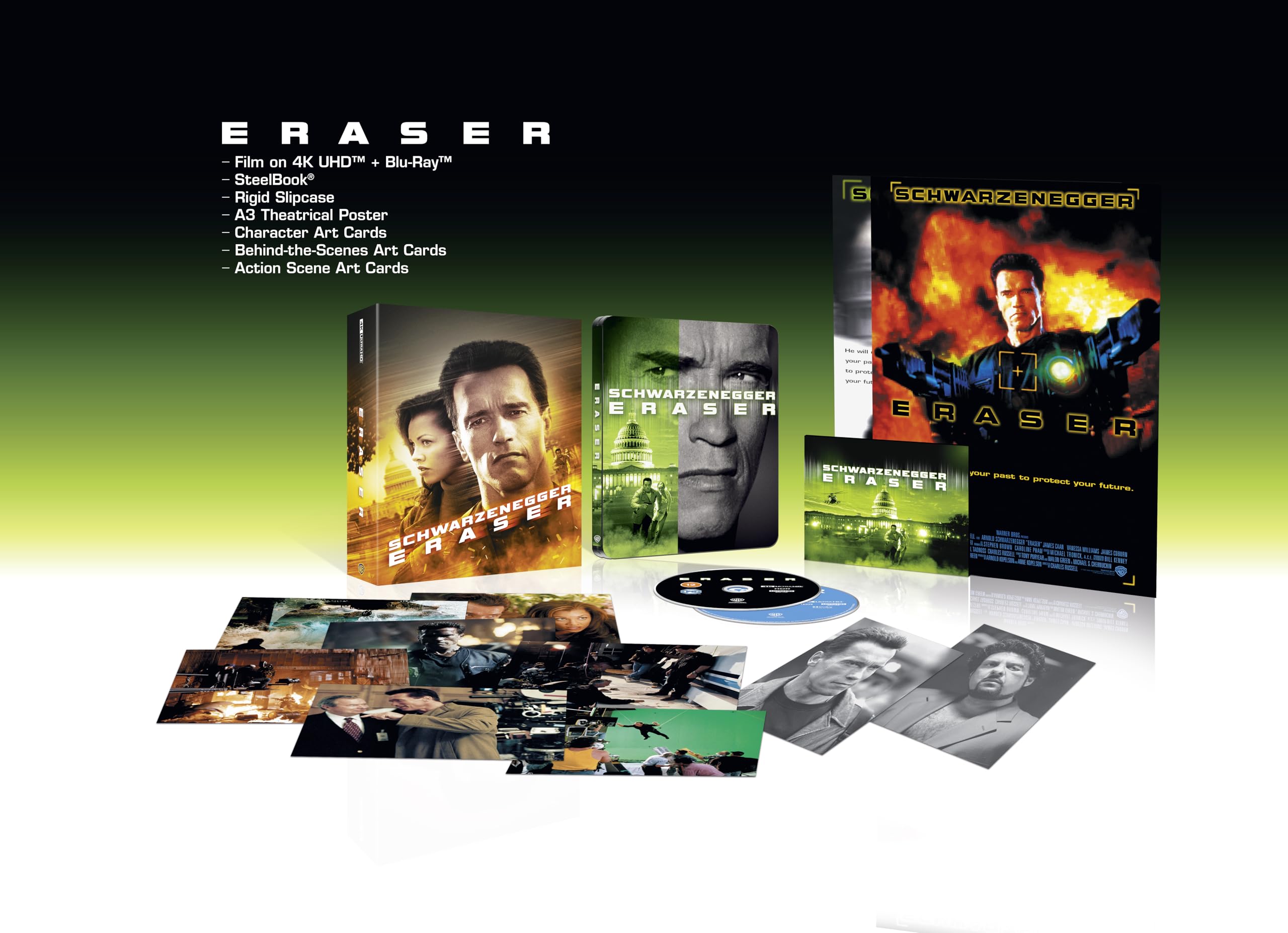 Eraser [4K UHD & Blu-ray Steelbook] 1