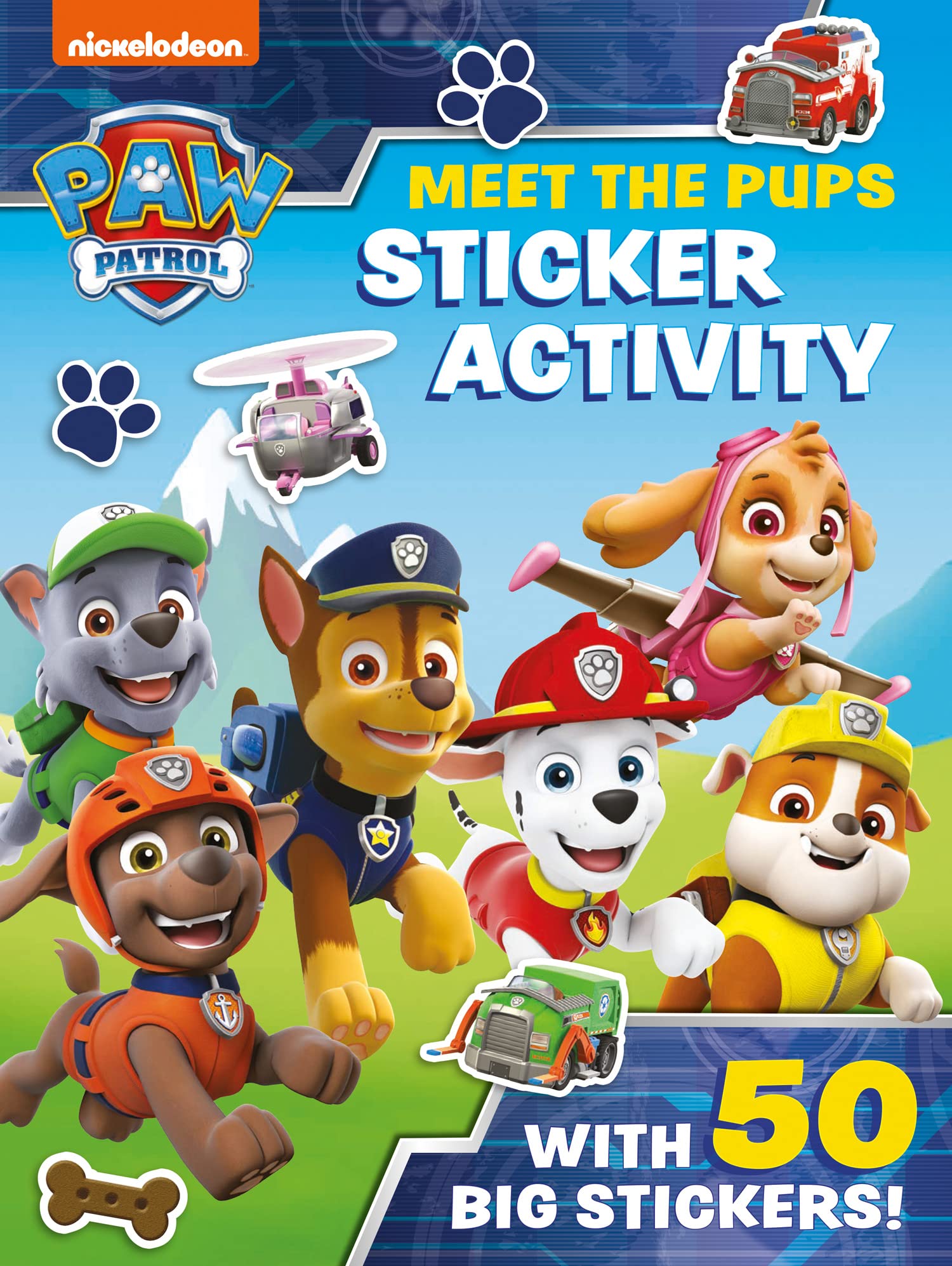 Farshore Paw Patrol: Meet the Pups Sticker Activity Book | Paperback | English