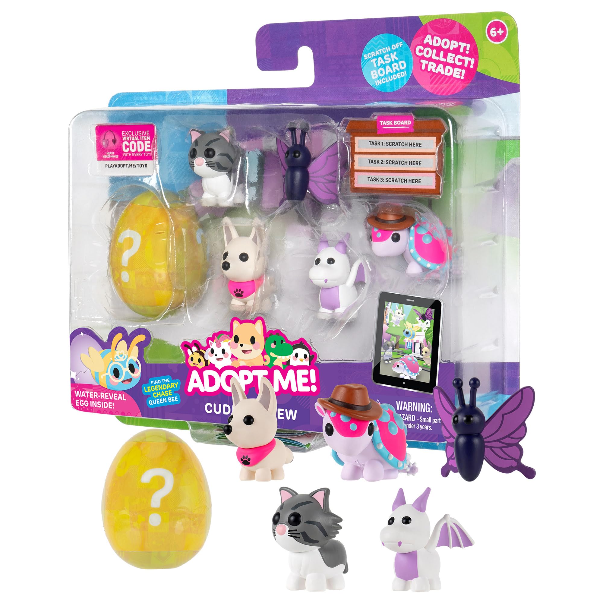 Adopt Me! Pets Multipack Cuddle Crew - Hidden Mystery Pet & Virtual Item Code 10