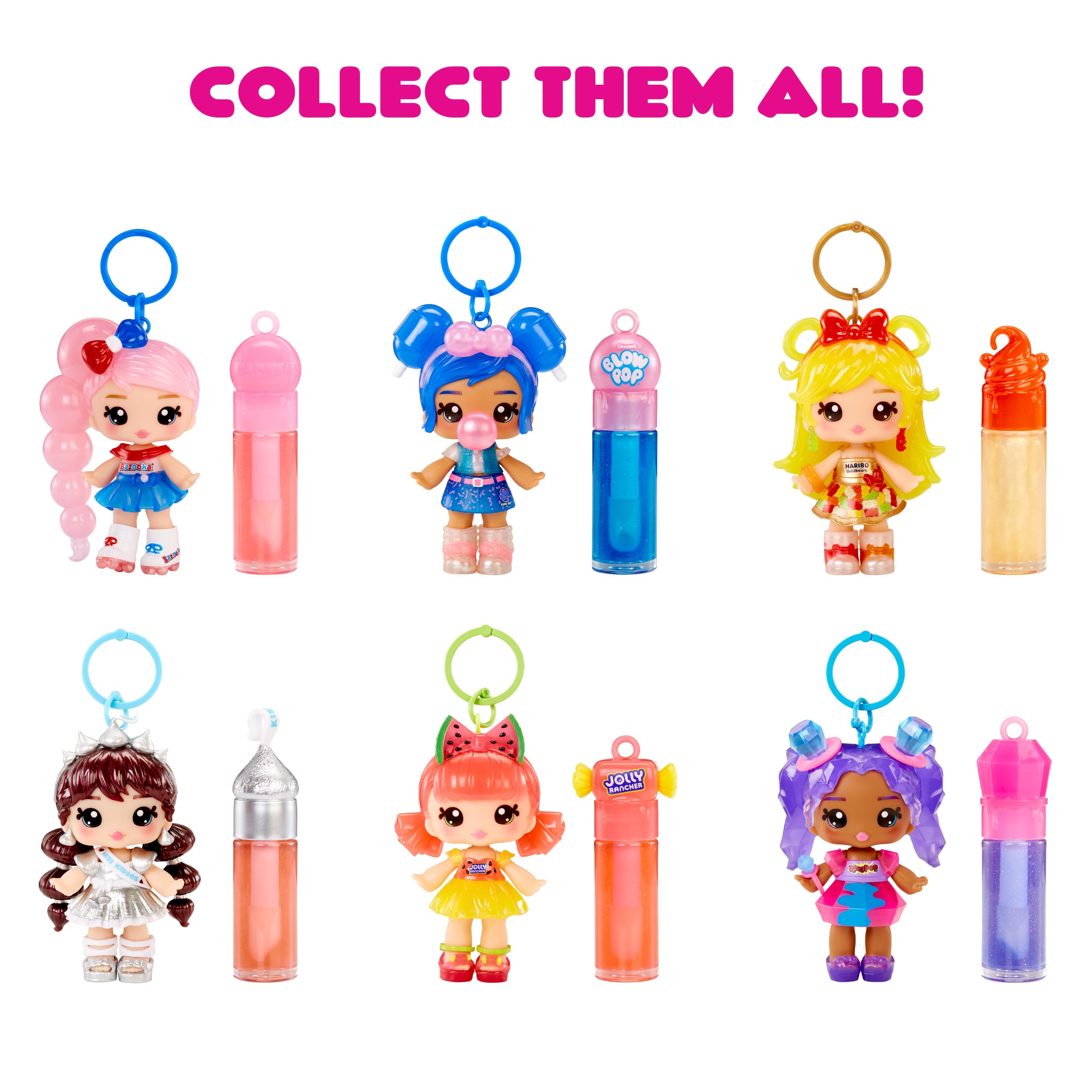 Yummiland x Hershey’s Kisses Coco Kisses Doll - DIY Lip Gloss Kit with Keychain, Articulated Fashion Doll for Ages 4+ 16