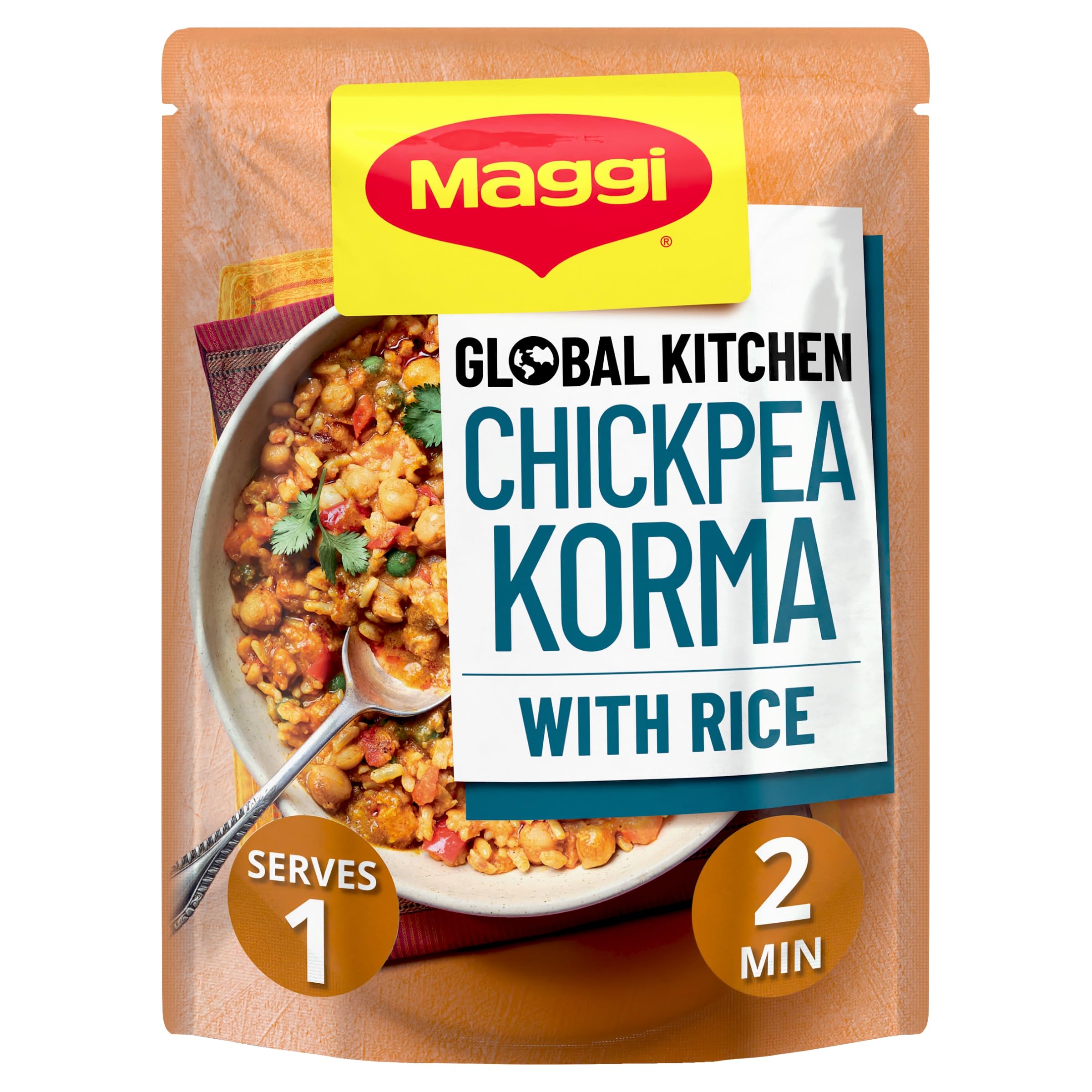 MAGGI Global Kitchen Chickpea Korma with Rice - 260g 1