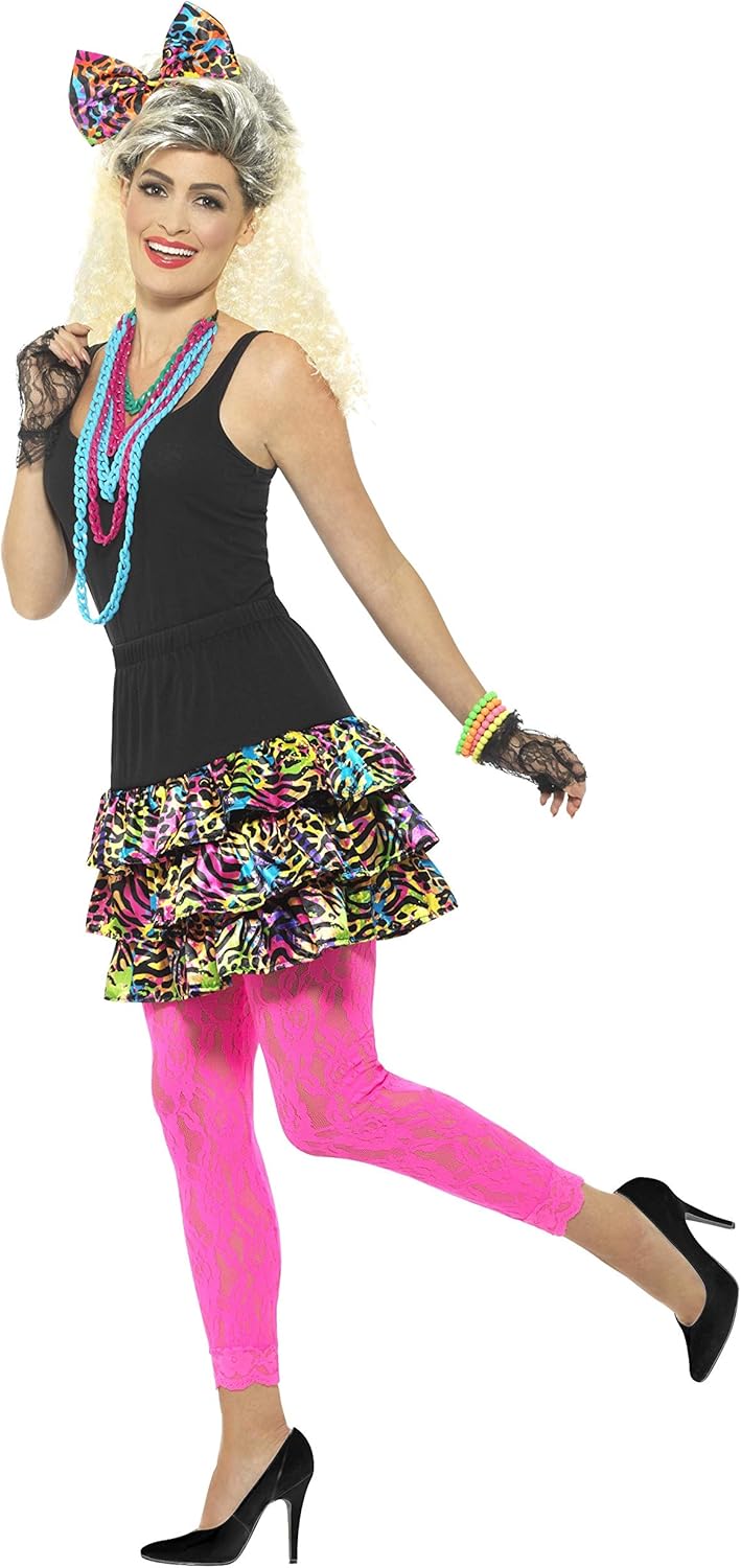 Smiffys 80s Party Girl Costume - Adult (41567SM)